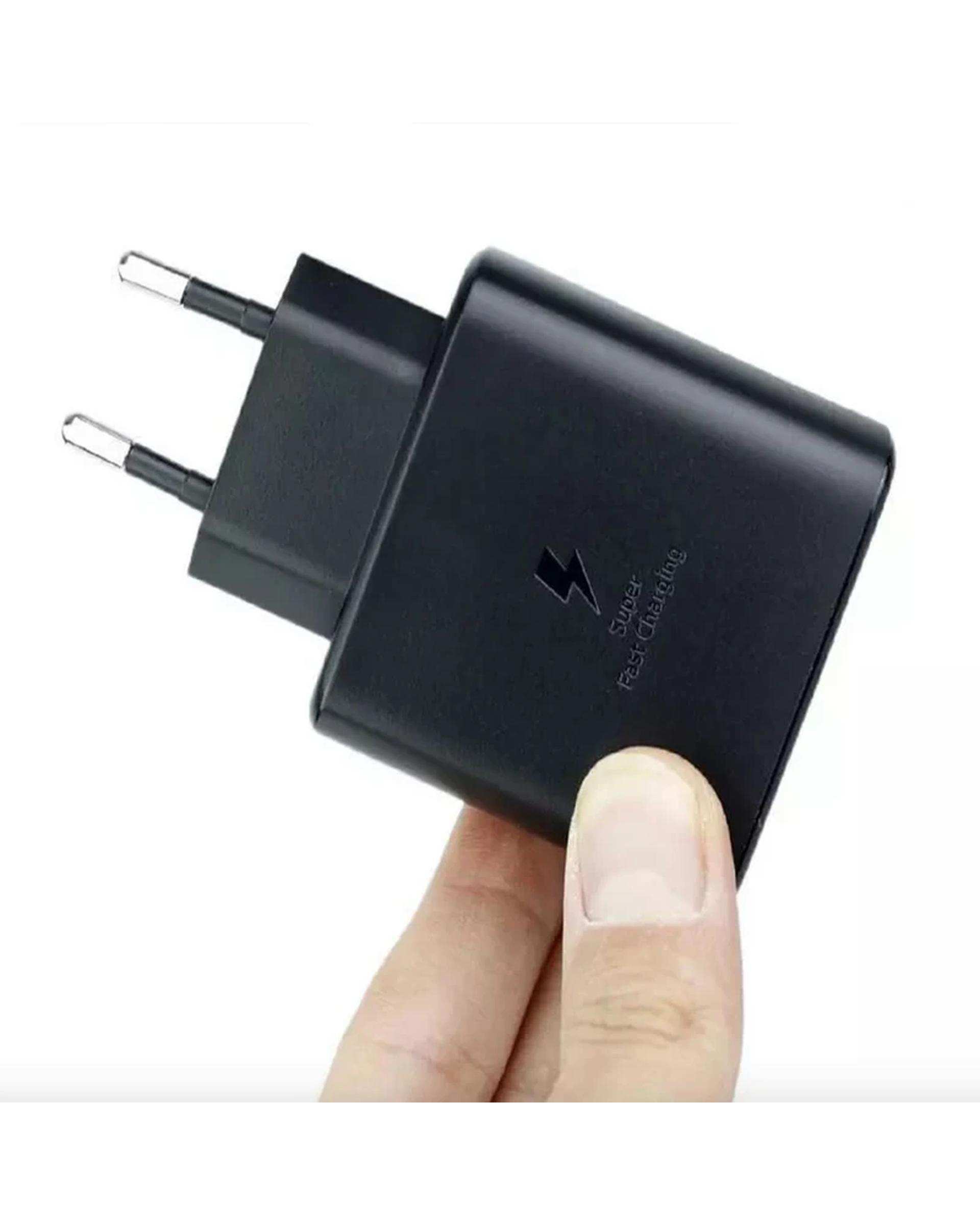 شارژر دیواری 45 وات مشکی سامسونگ Samsung مدل EP-TA845 سه شاخه اروپا