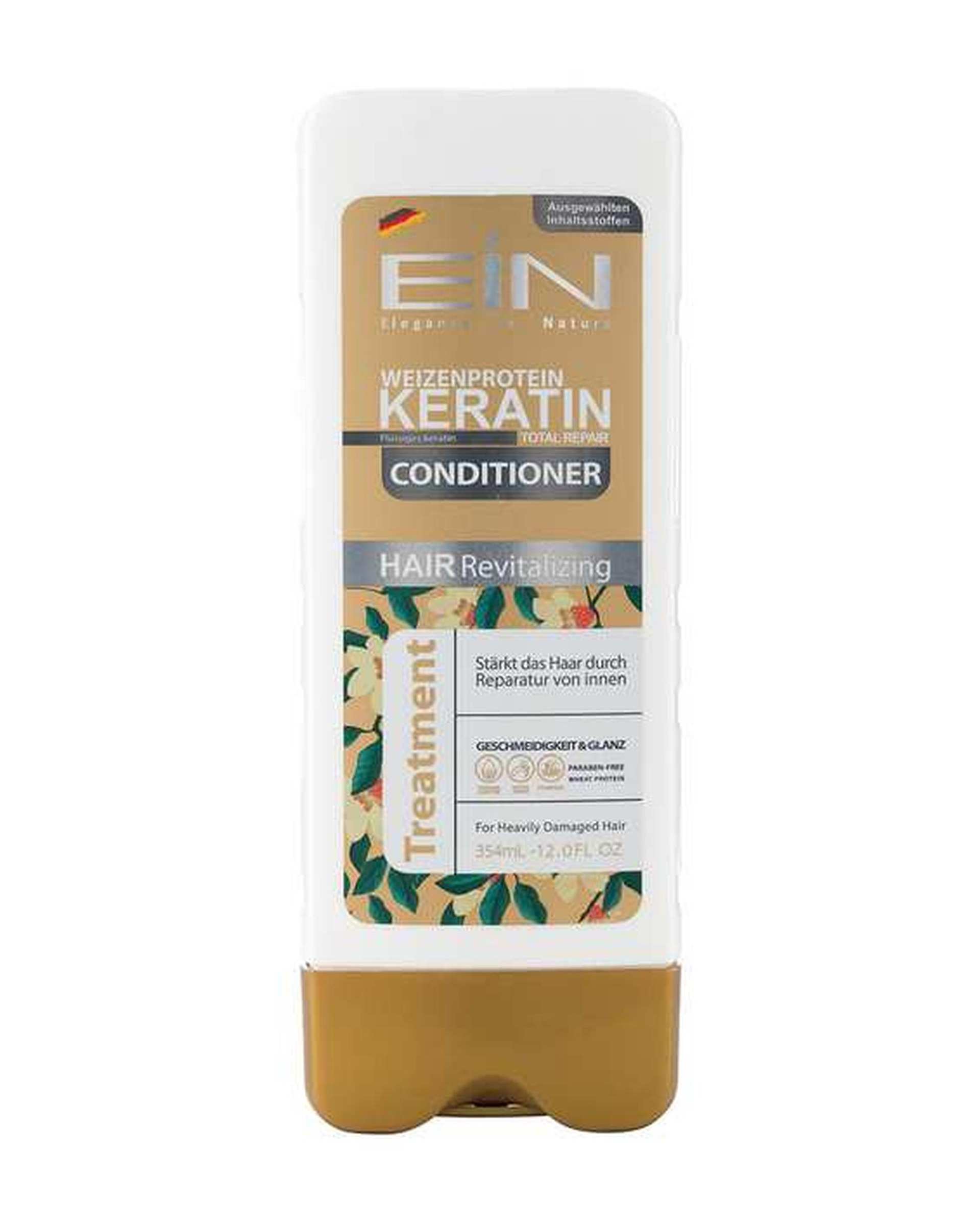 شامپو و نرم کننده تقویت کننده ای آی ان EIN مناسب موهای خشک و آسیب دیده بسته 2 عددی