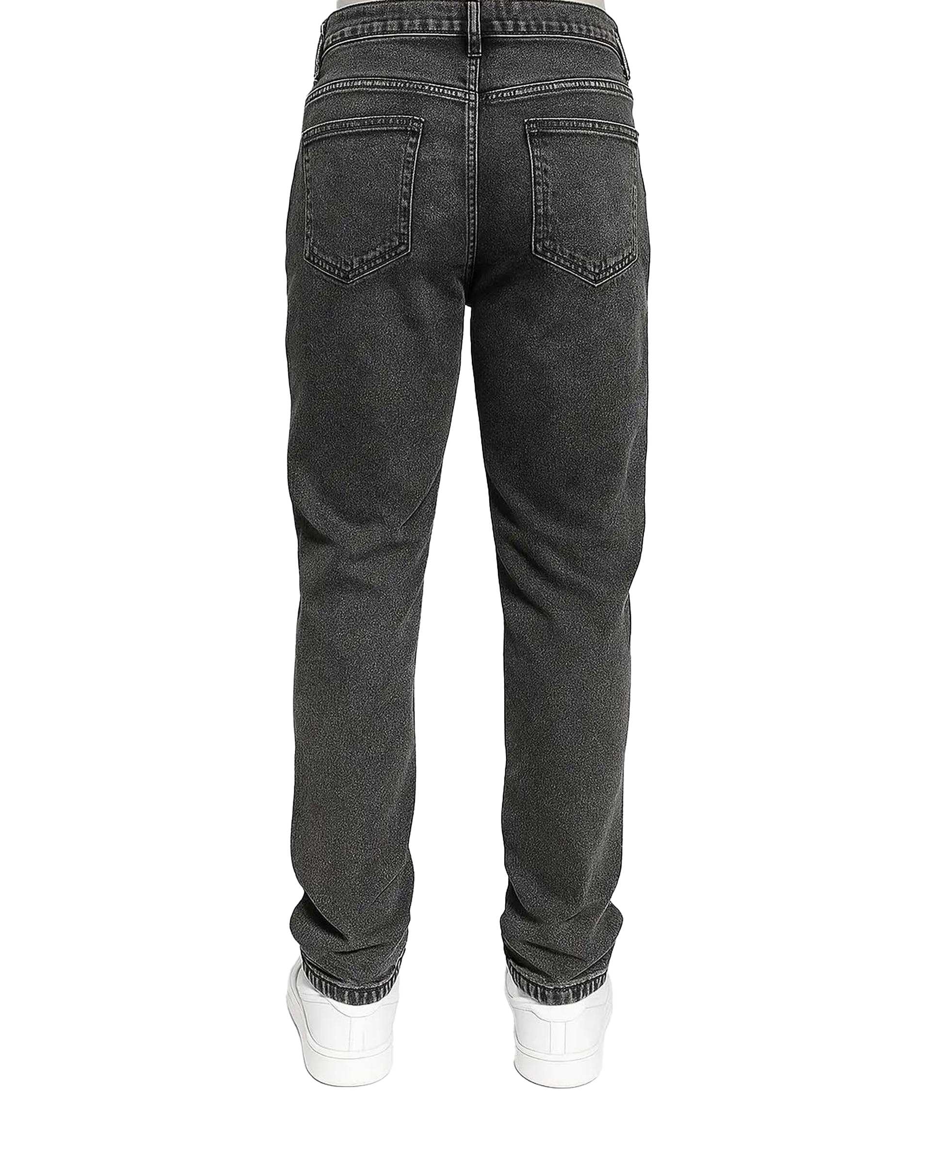 شلوار جین مردانه راسته زغالی آماهی Amahi کد ۳۰۰۱۰۷