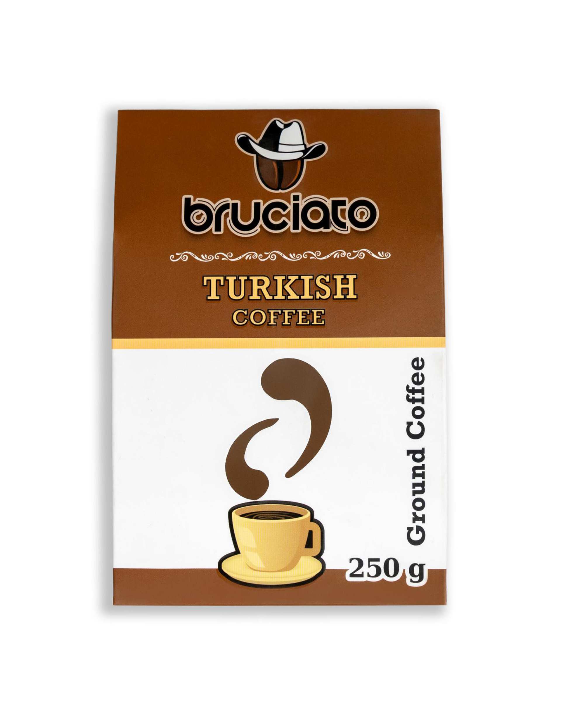 پودر قهوه ترک وکیوم بروسیاتو Bruciato وزن 250 گرم