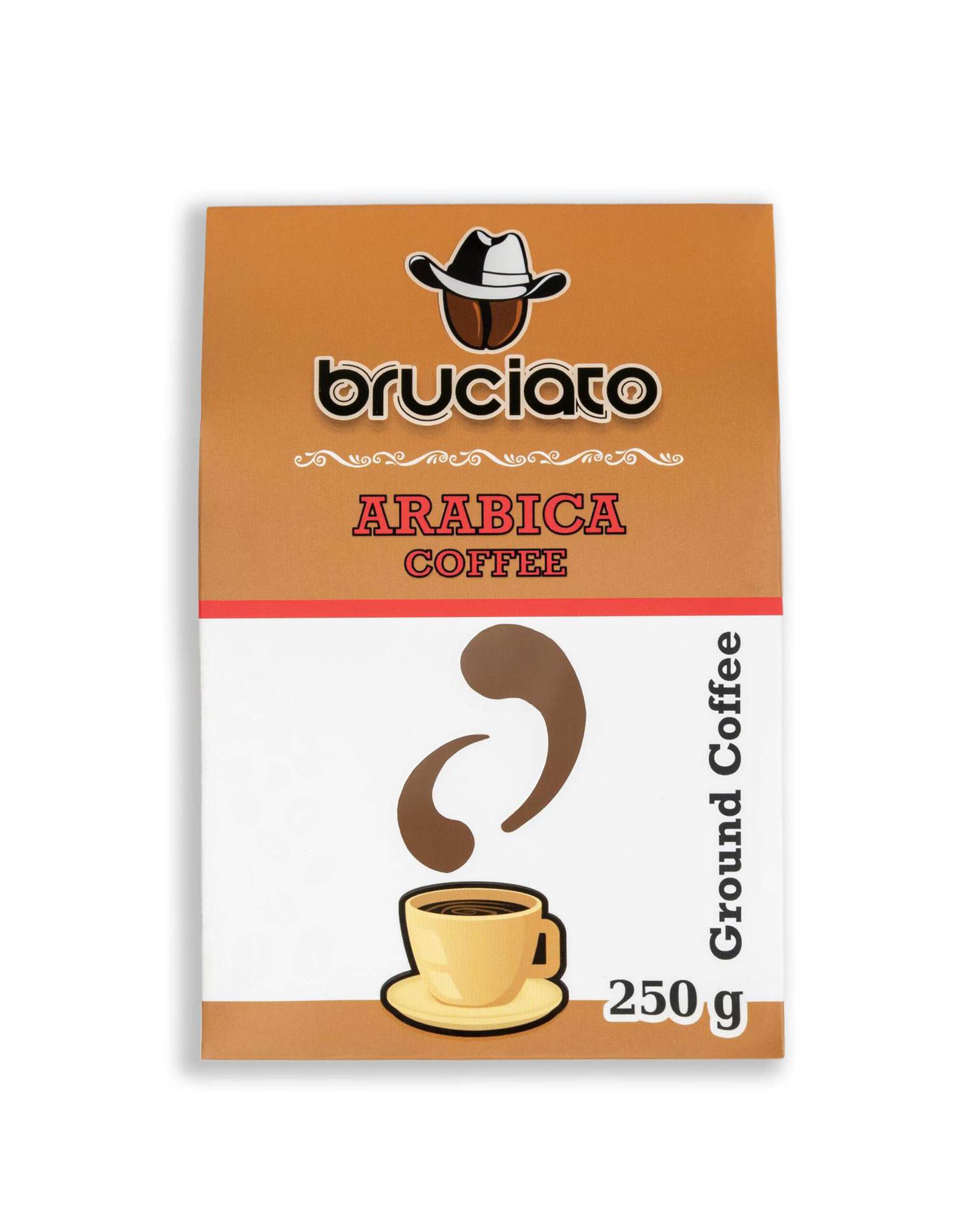 پودر قهوه عربیکا وکیوم بروسیاتو Bruciato وزن 250 گرم