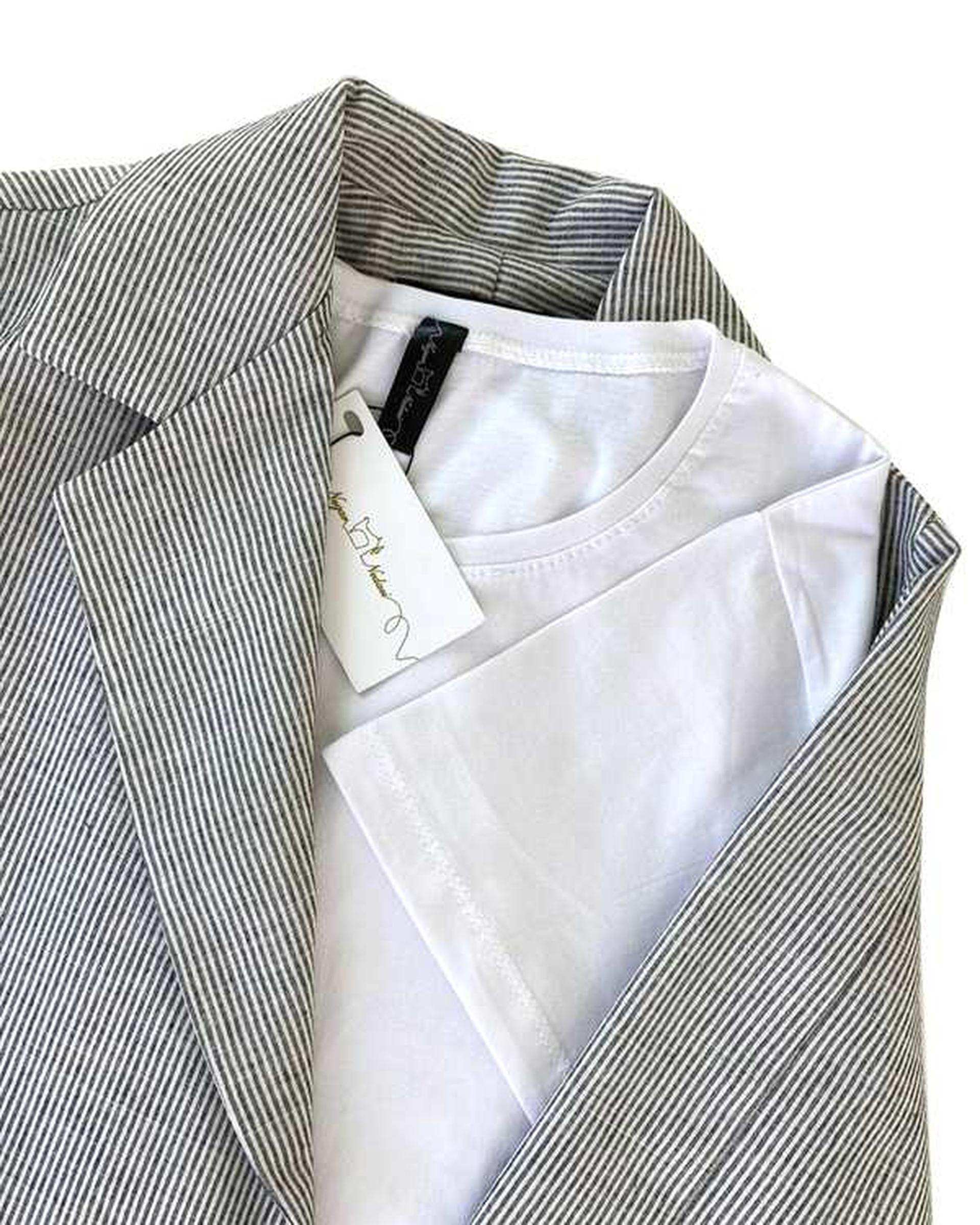 تی شرت زنانه نخی سفید آماهی Amahi کد AA105