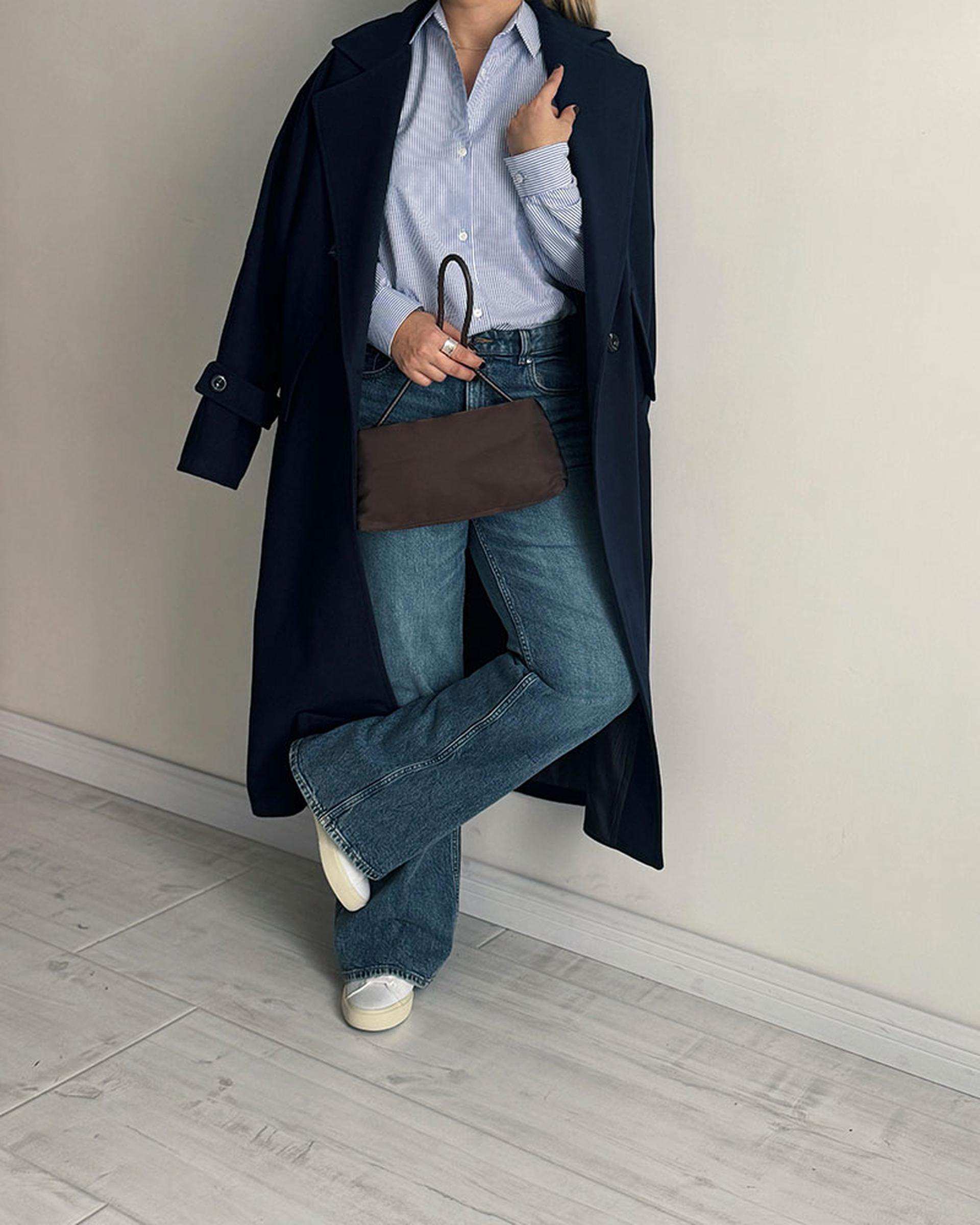 پالتو زنانه سرمه ای نگار ندایی Negar Nedaei مدل Snowy