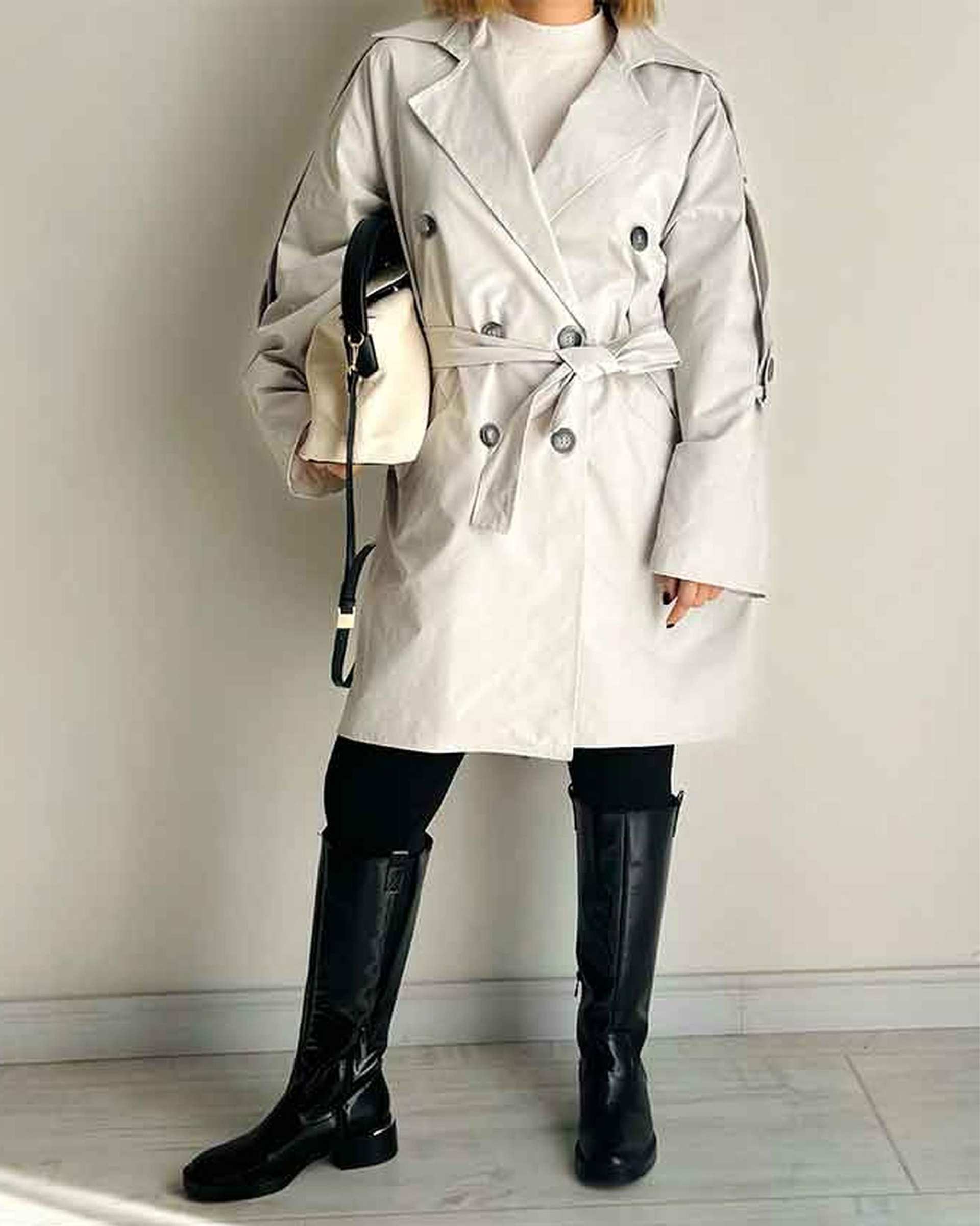 ترنچ کت زنانه قد 90 استخوانی نگار ندایی Negar Nedaei مدل Chill