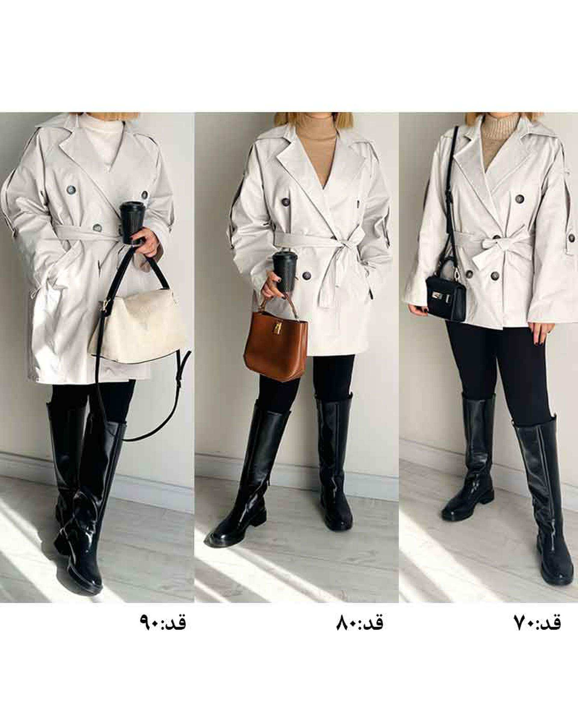 ترنچ کت زنانه قد 90 استخوانی نگار ندایی Negar Nedaei مدل Chill