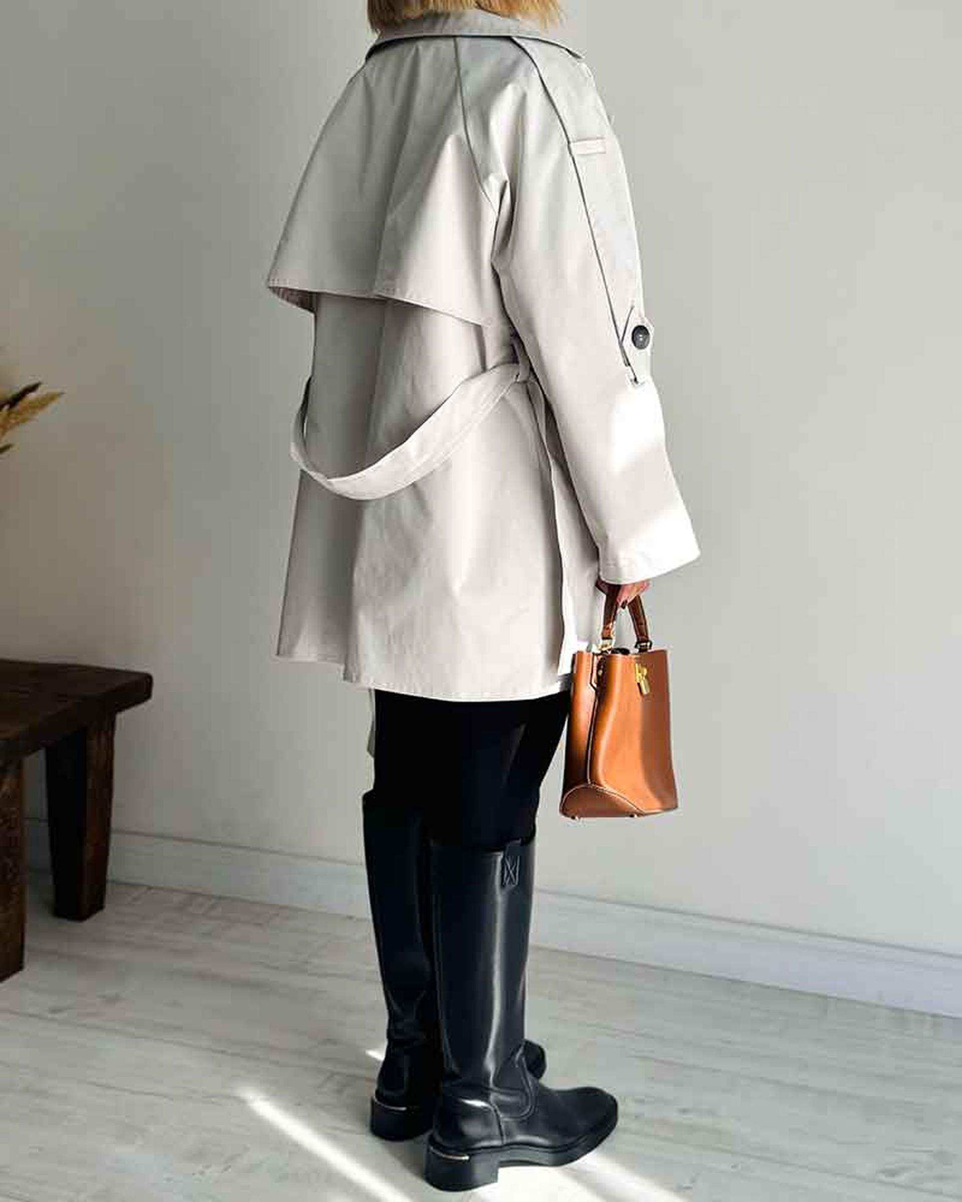 ترنچ کت زنانه قد 90 استخوانی نگار ندایی Negar Nedaei مدل Chill