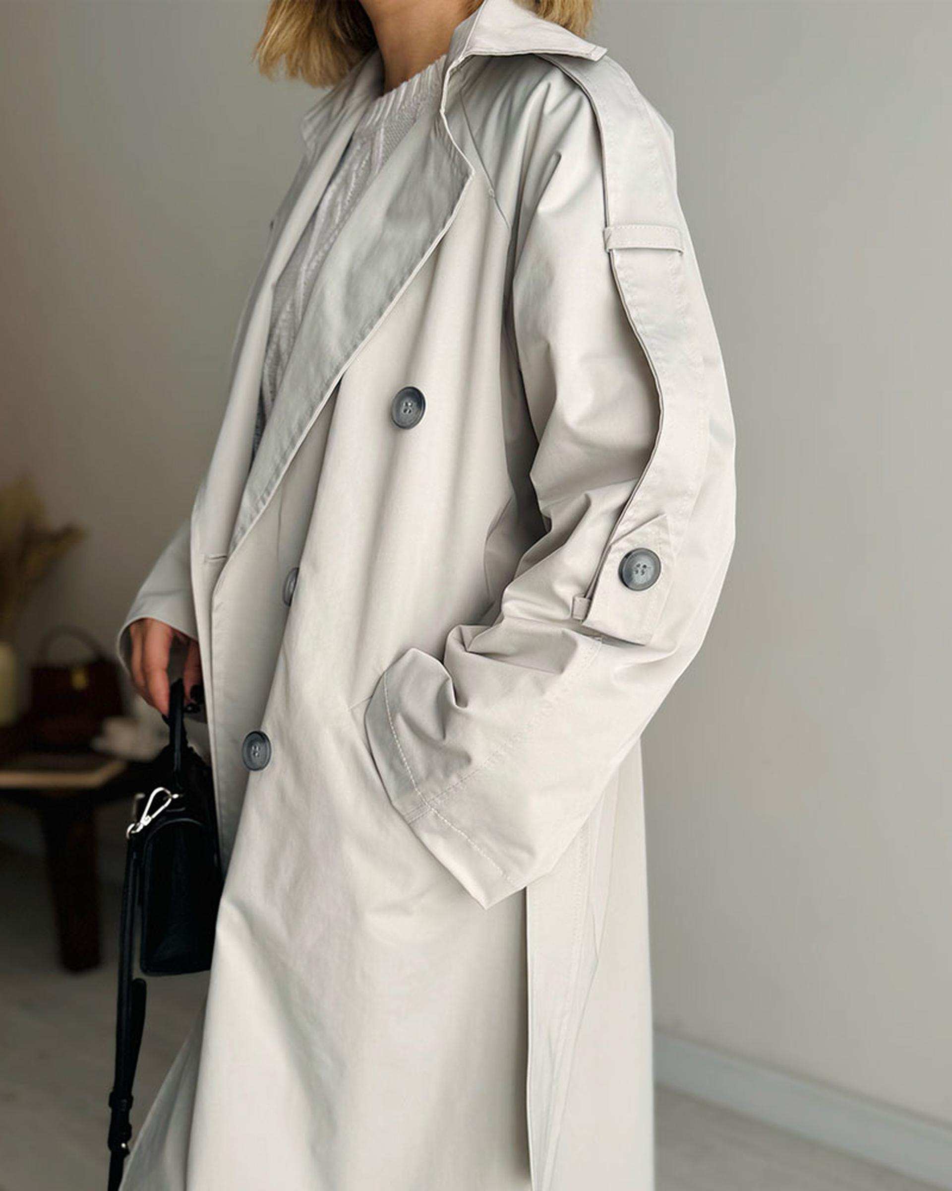 ترنچ کت زنانه قد 120 استخوانی نگار ندایی Negar Nedaei مدل Chill