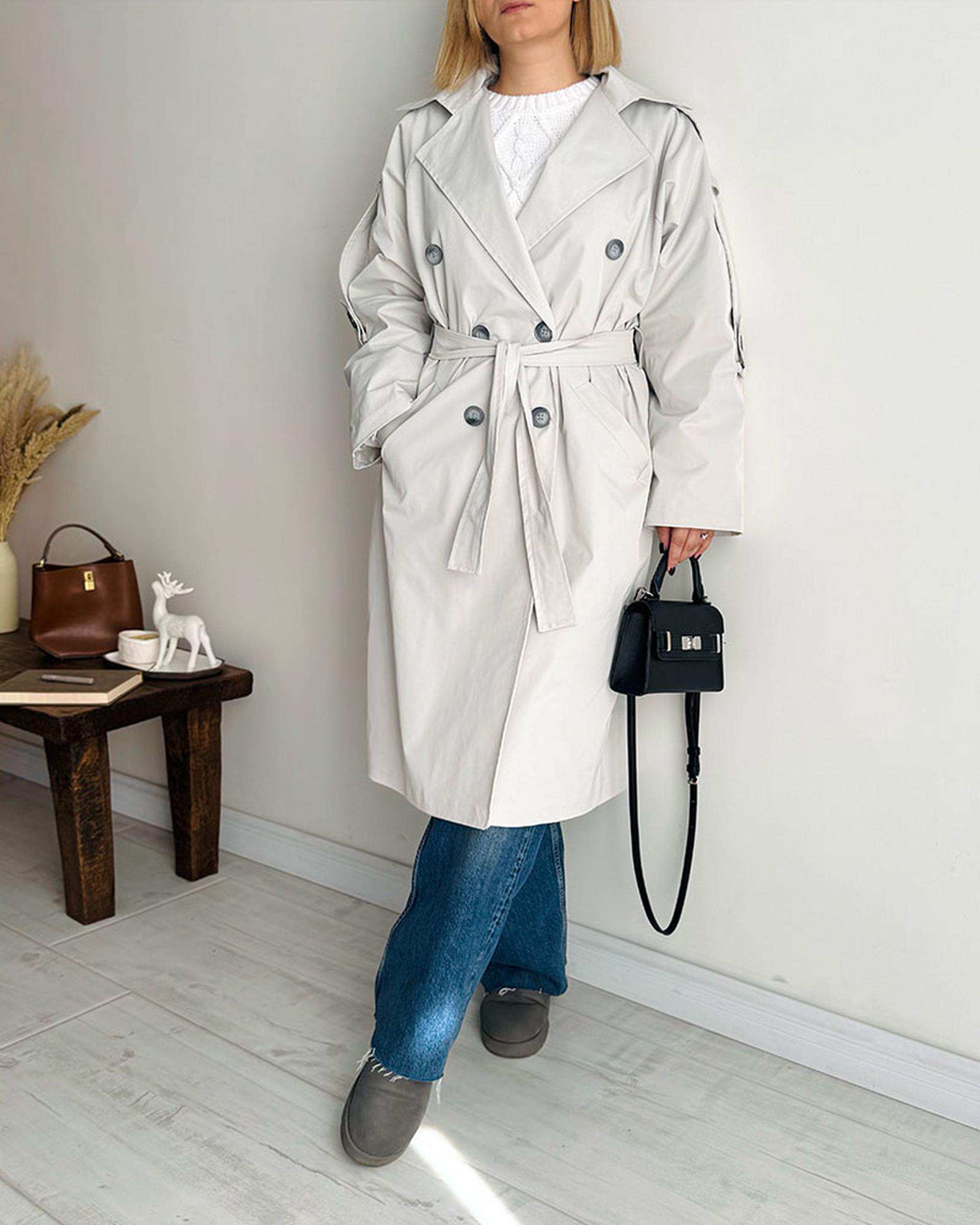 ترنچ کت زنانه قد 120 استخوانی نگار ندایی Negar Nedaei مدل Chill