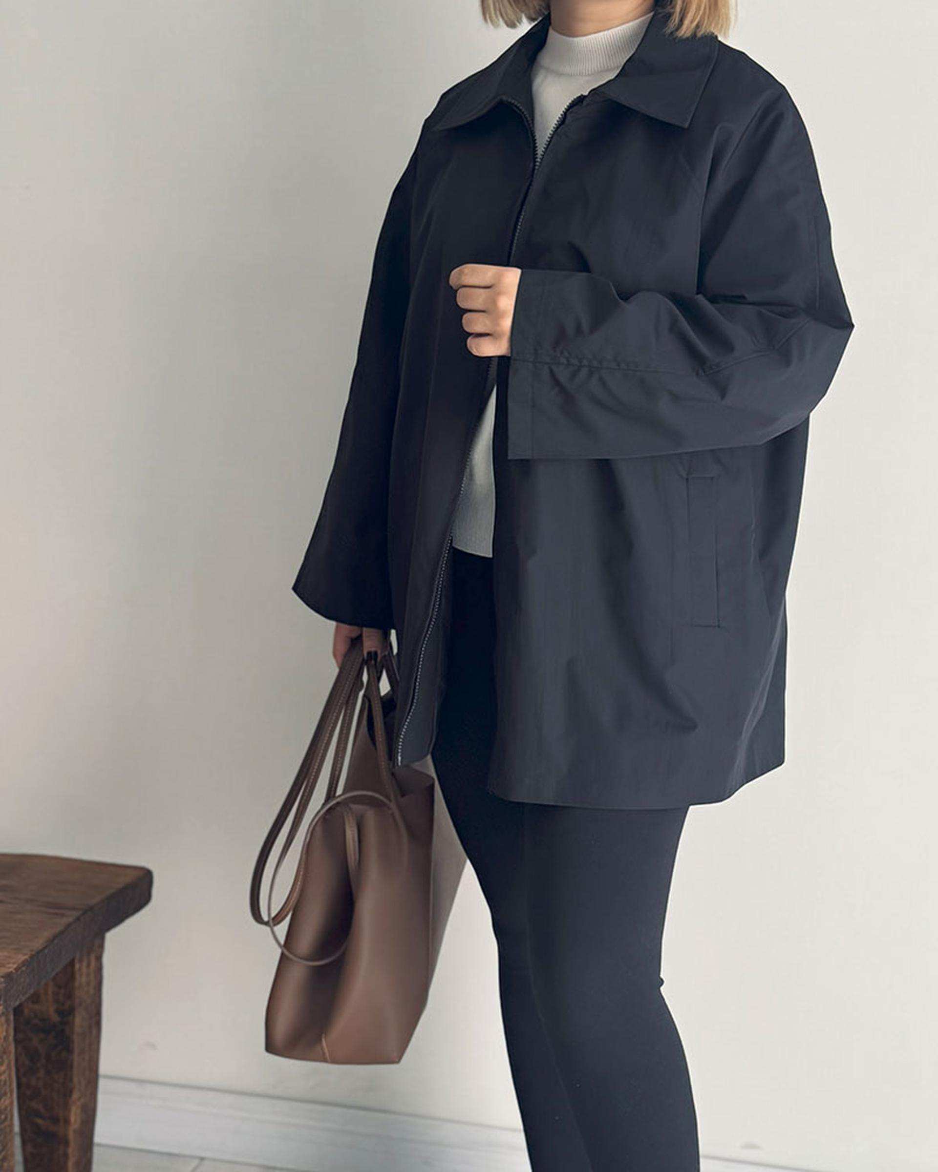 ترنچ کت زنانه مشکی نگار ندایی Negar Nedaei مدل Fly