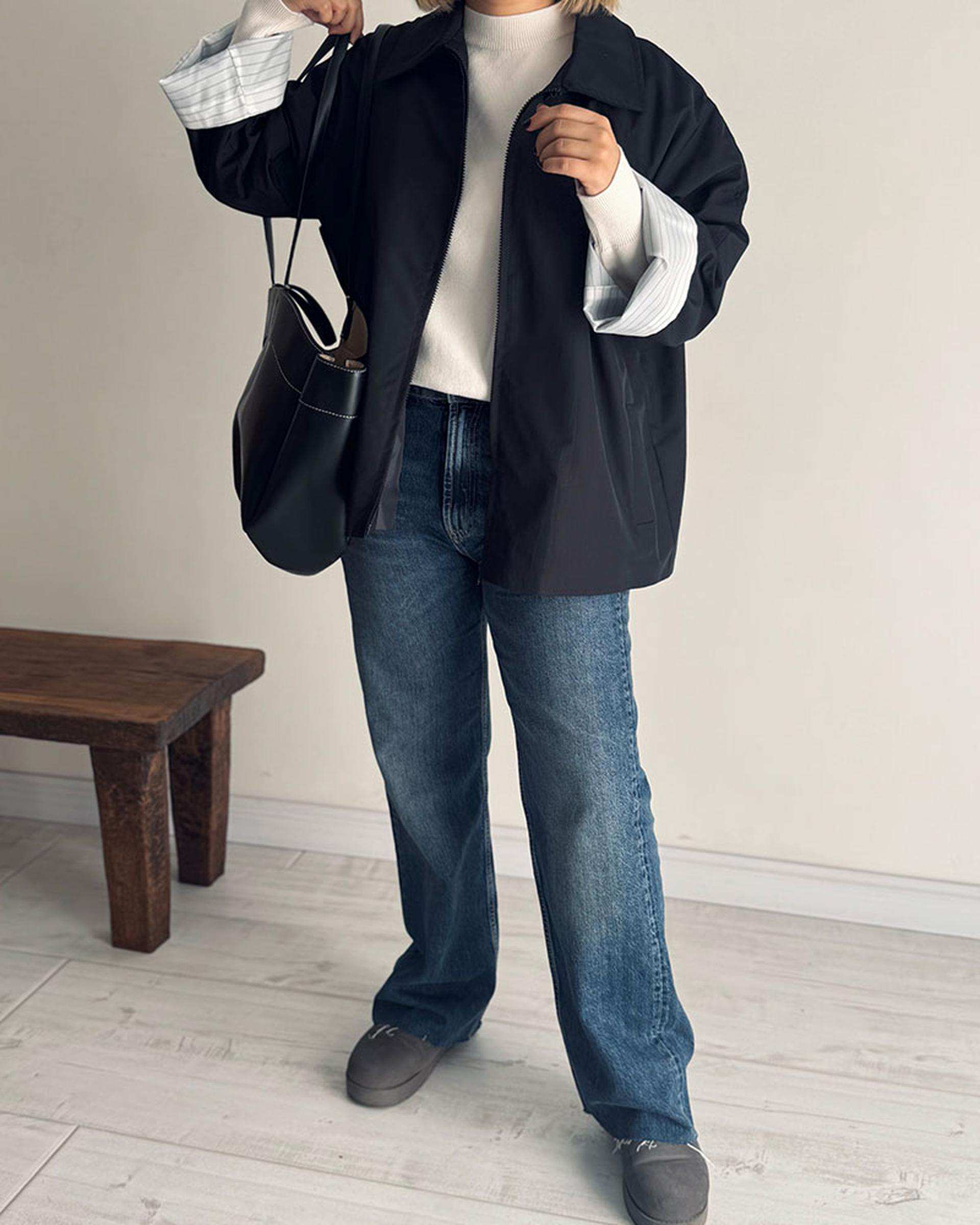 ترنچ کت زنانه مشکی نگار ندایی Negar Nedaei مدل Fly