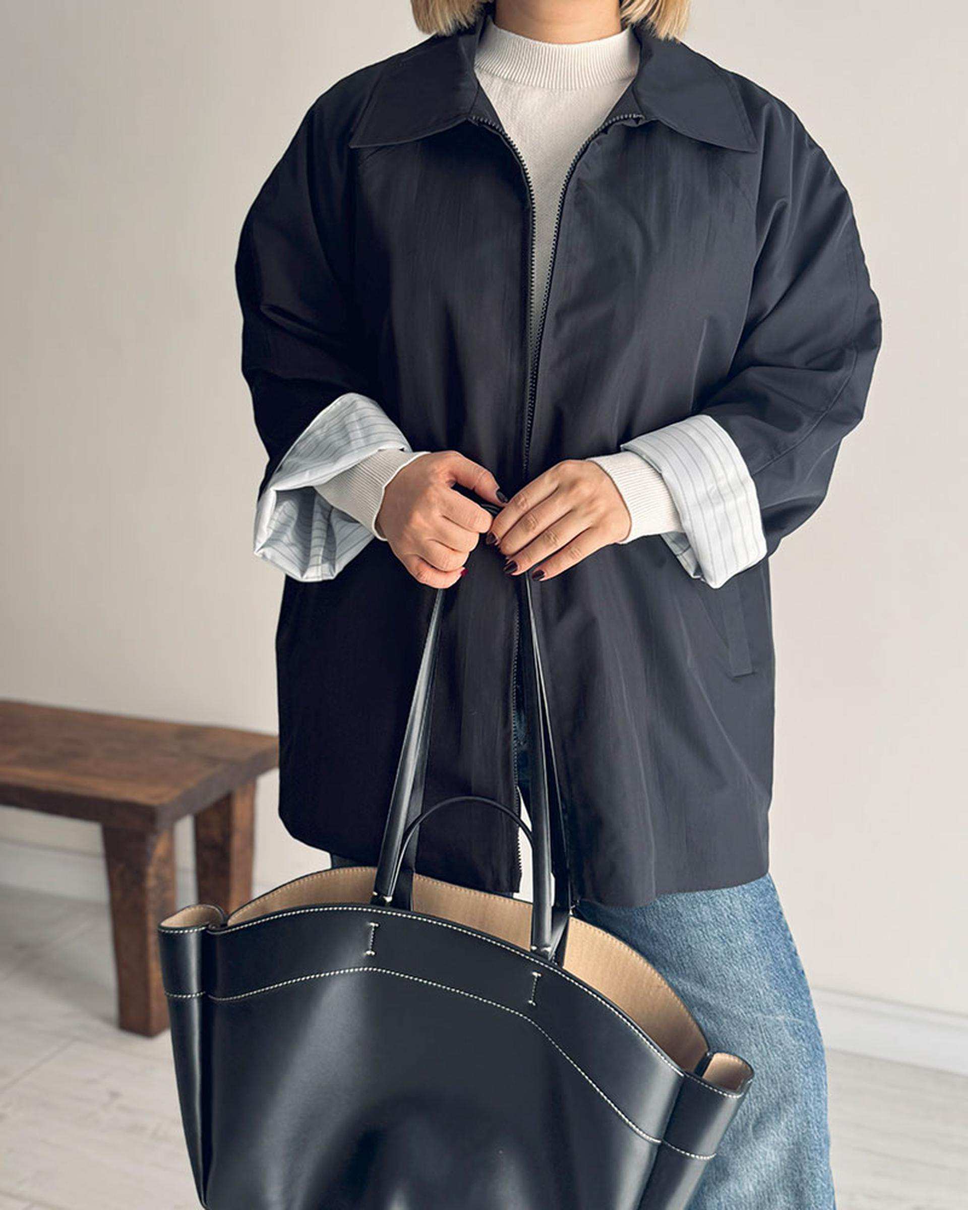 ترنچ کت زنانه مشکی نگار ندایی Negar Nedaei مدل Fly