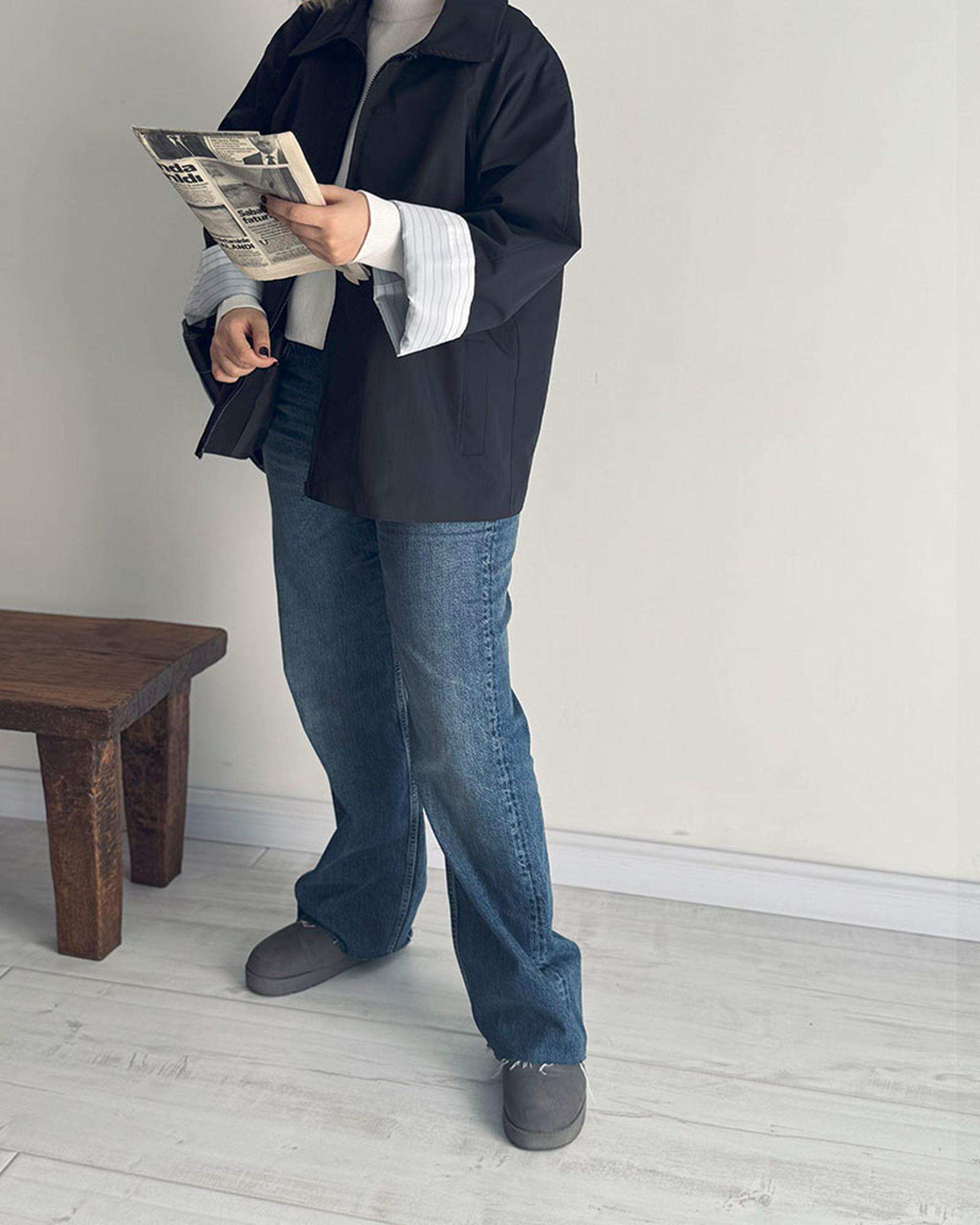 ترنچ کت زنانه مشکی نگار ندایی Negar Nedaei مدل Fly