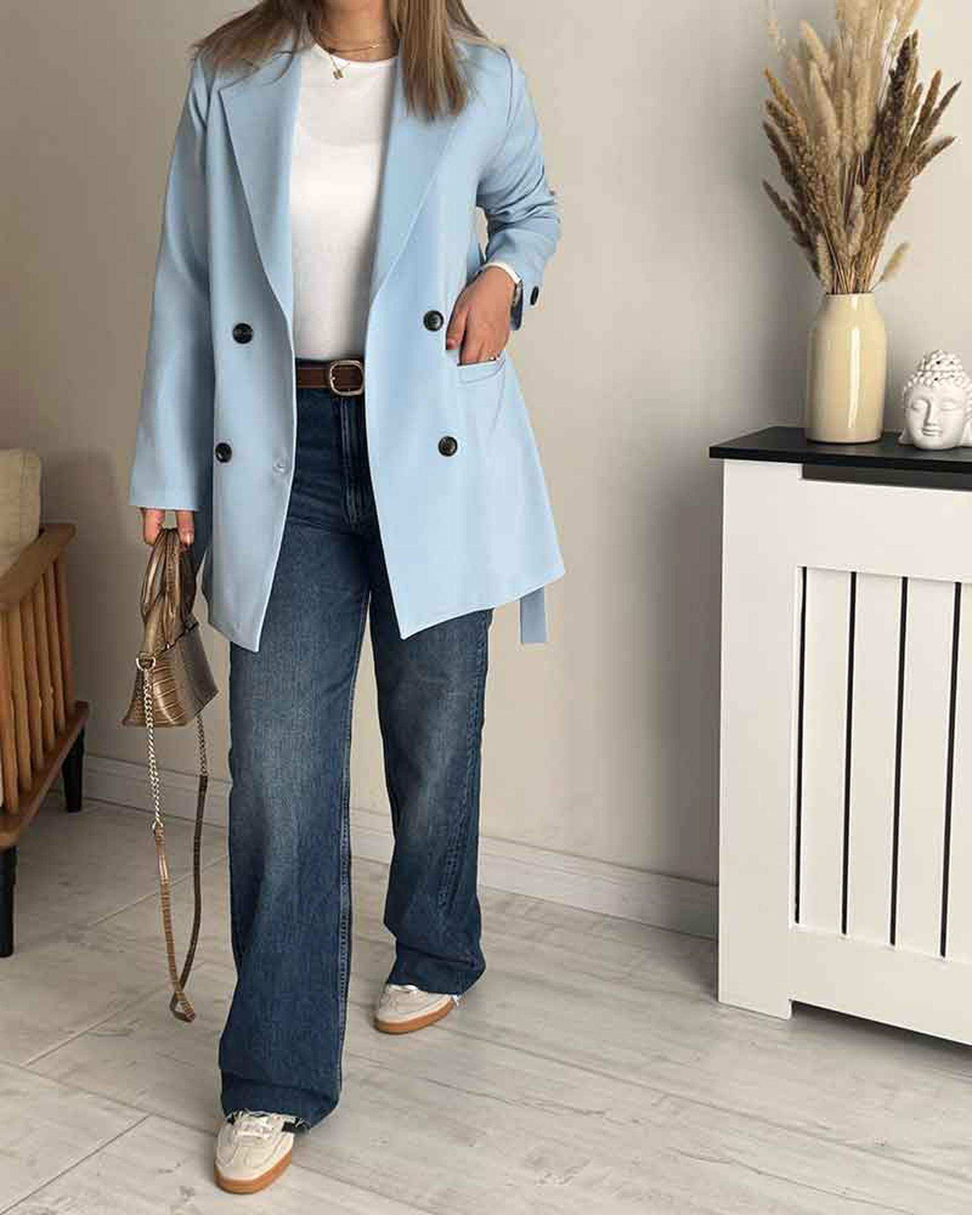 کت زنانه آبی نگار ندایی Negar Nedaei مدل Royal