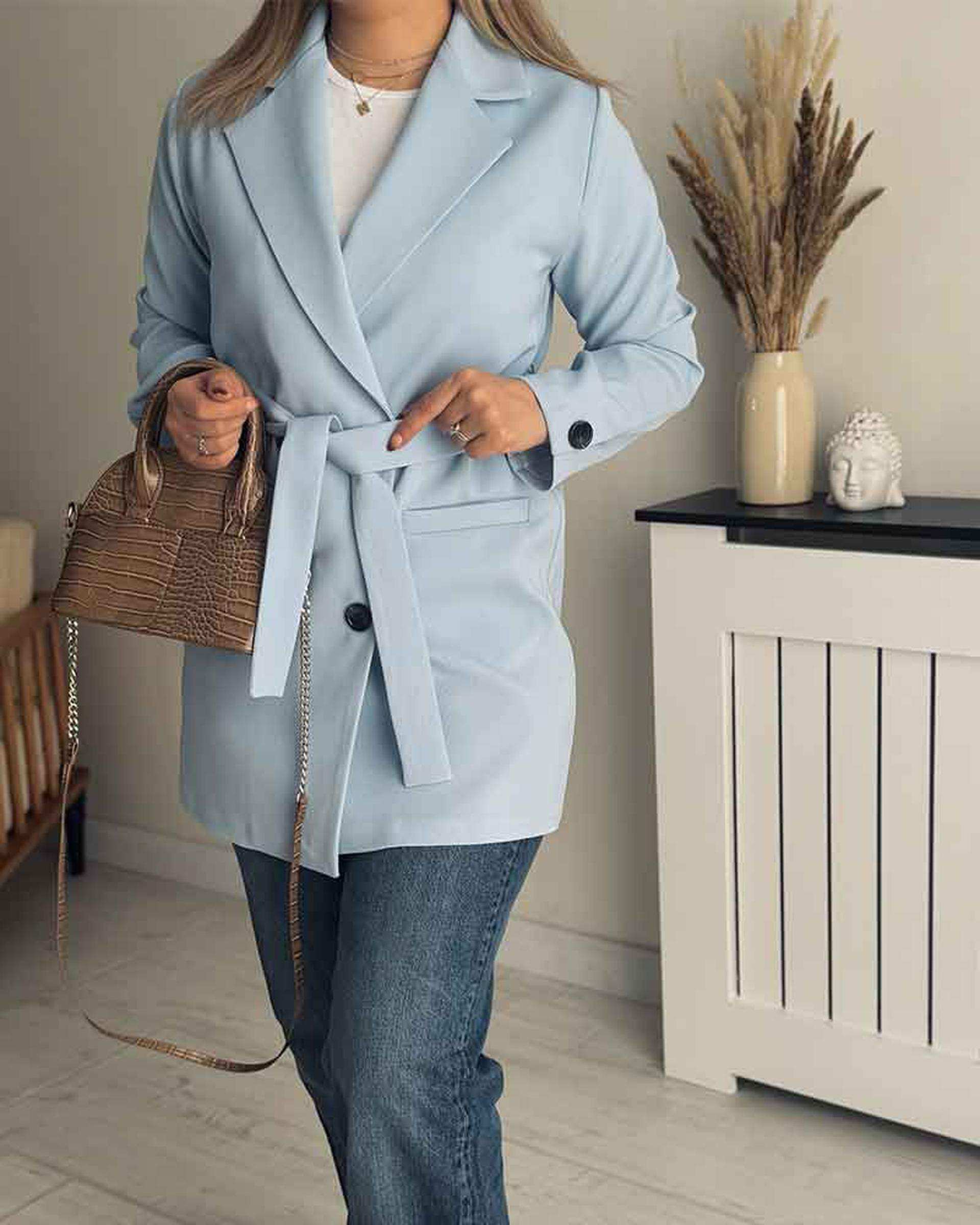 کت زنانه آبی نگار ندایی Negar Nedaei مدل Royal