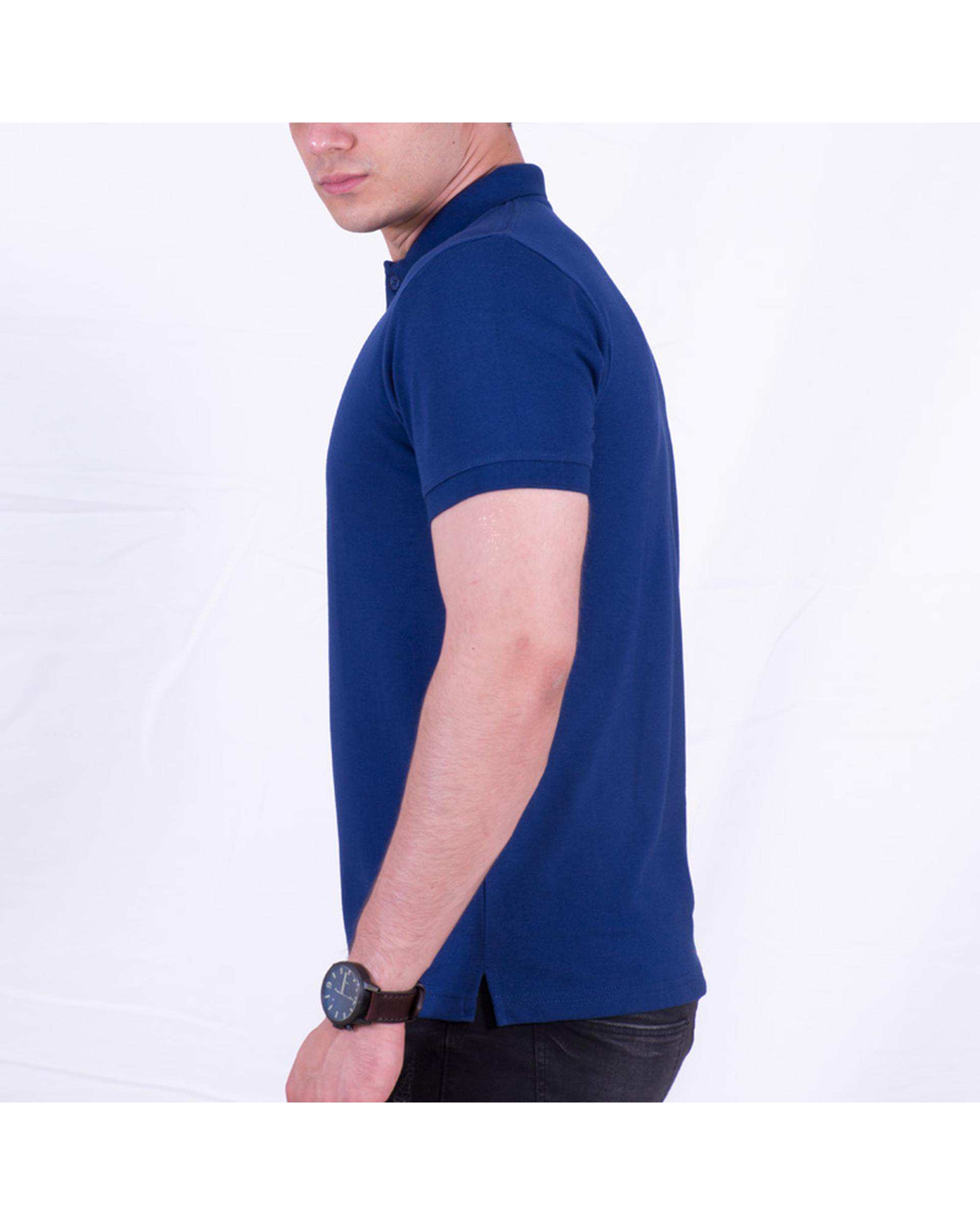 پولوشرت مردانه آبی تیره سیمپل ورز Simple wears کد POS790