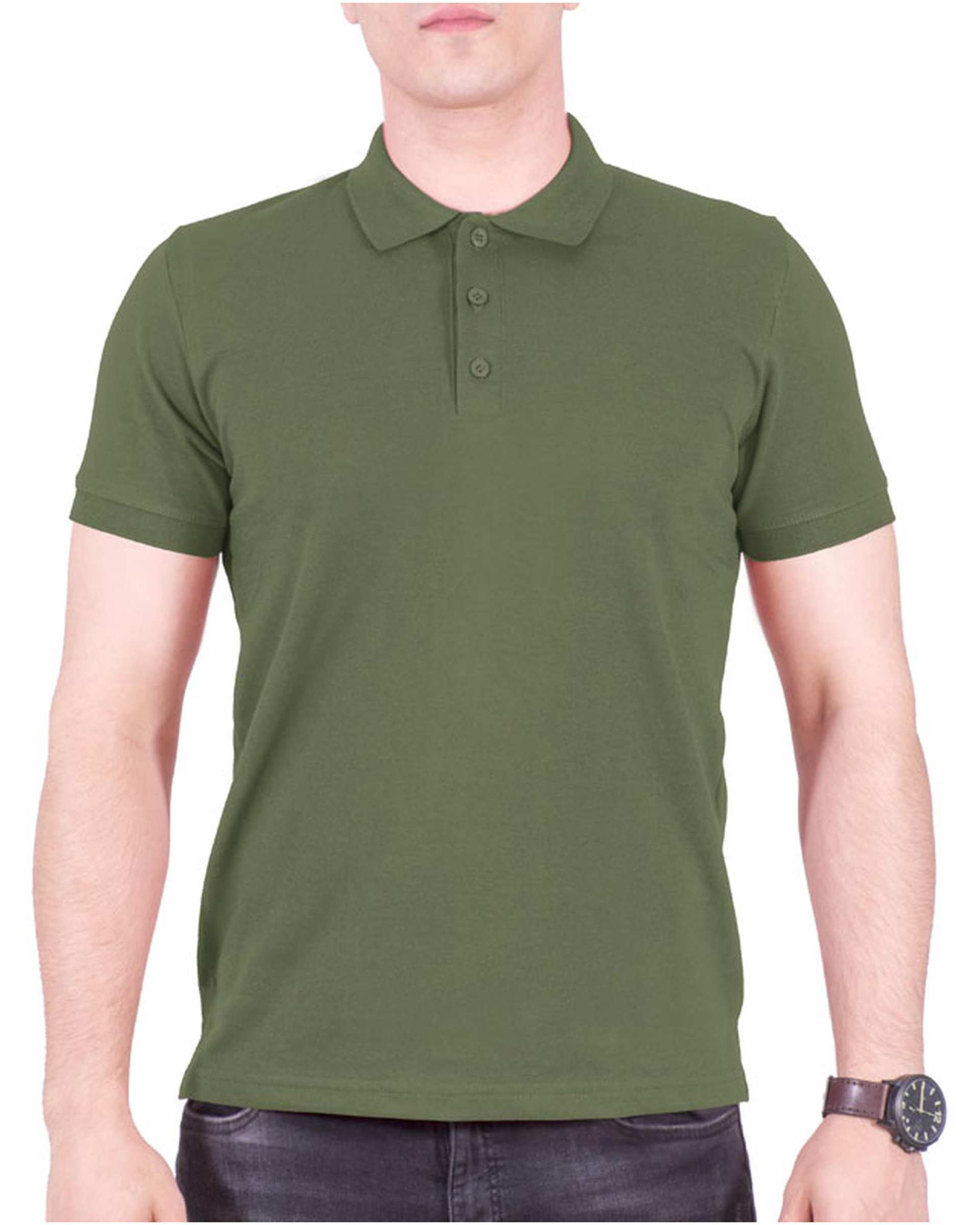 پولوشرت مردانه سبز یشمی سیمپل ورز Simple wears کد POS790