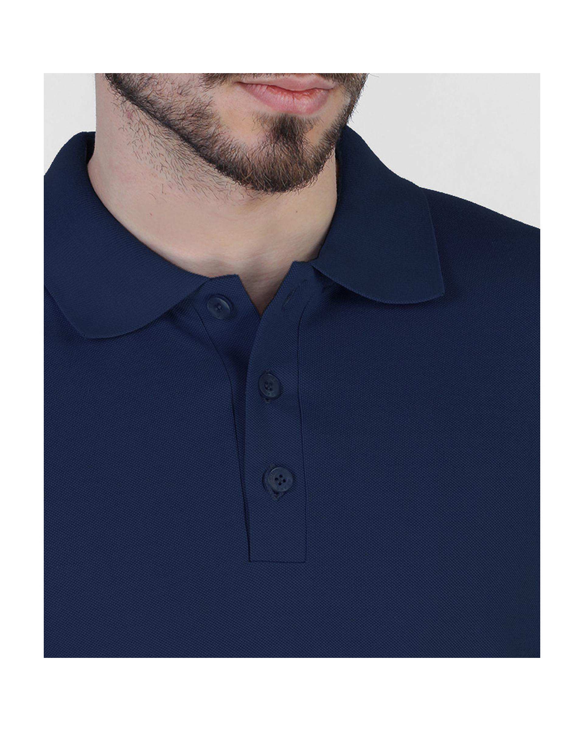 پولوشرت مردانه سرمه ای سیمپل ورز Simple wears کد POS790