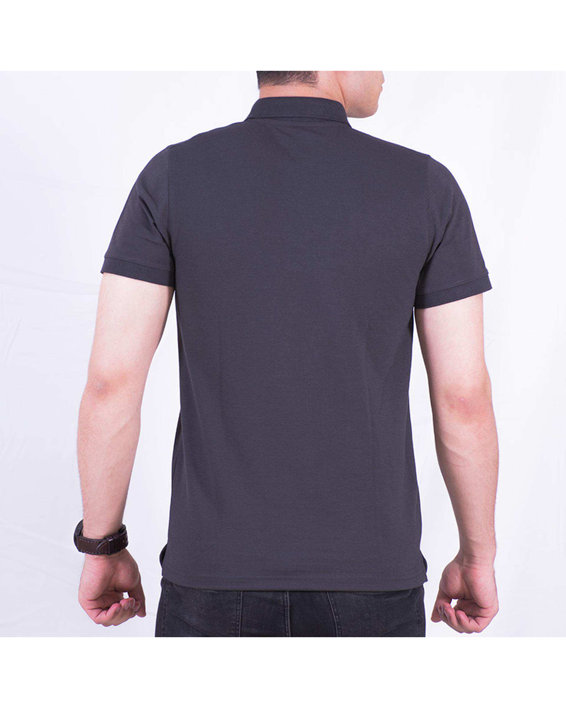 پولوشرت مردانه طوسی تیره سیمپل ورز Simple wears کد POS790