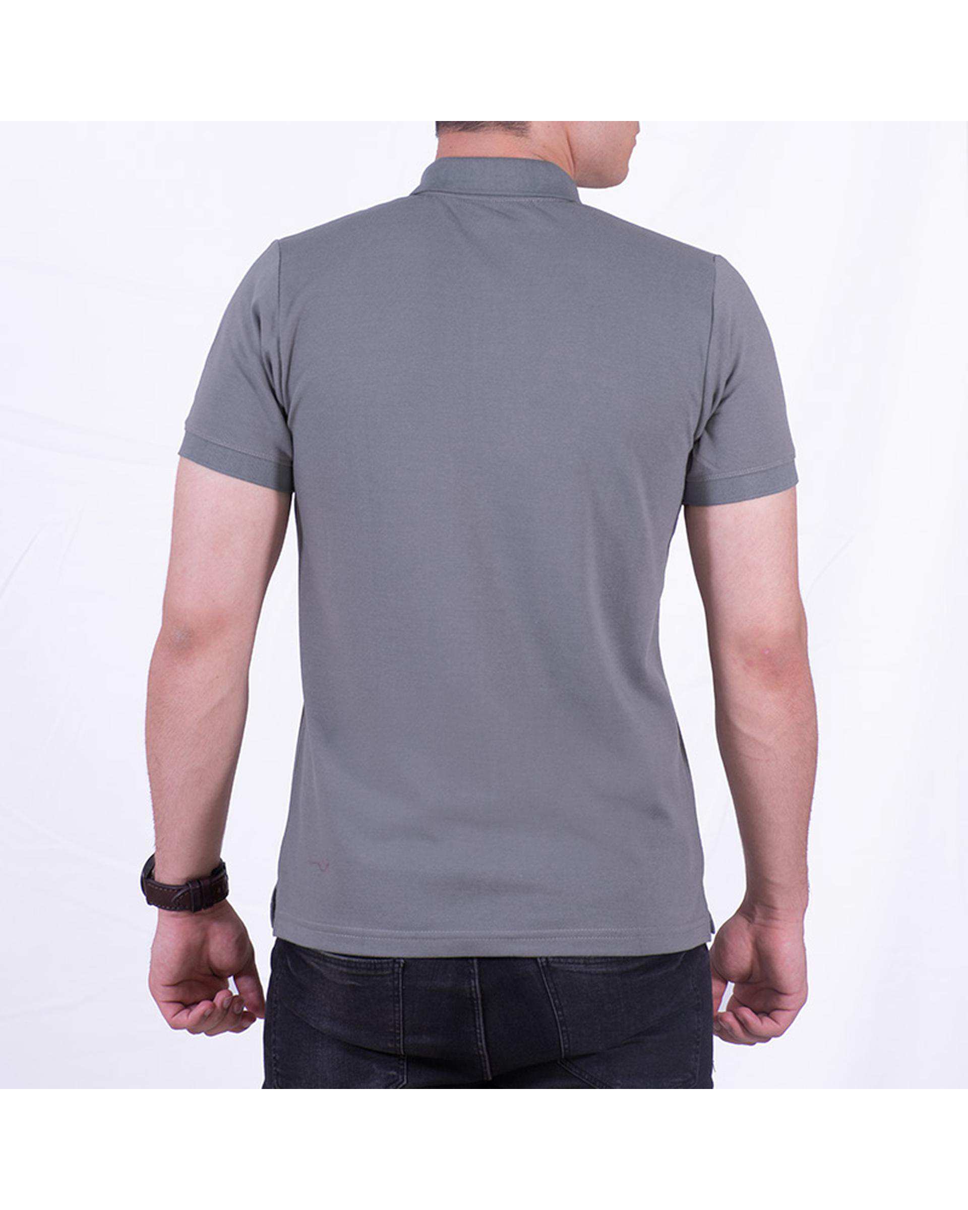 پولوشرت مردانه طوسی روشن سیمپل ورز Simple wears کد POS790