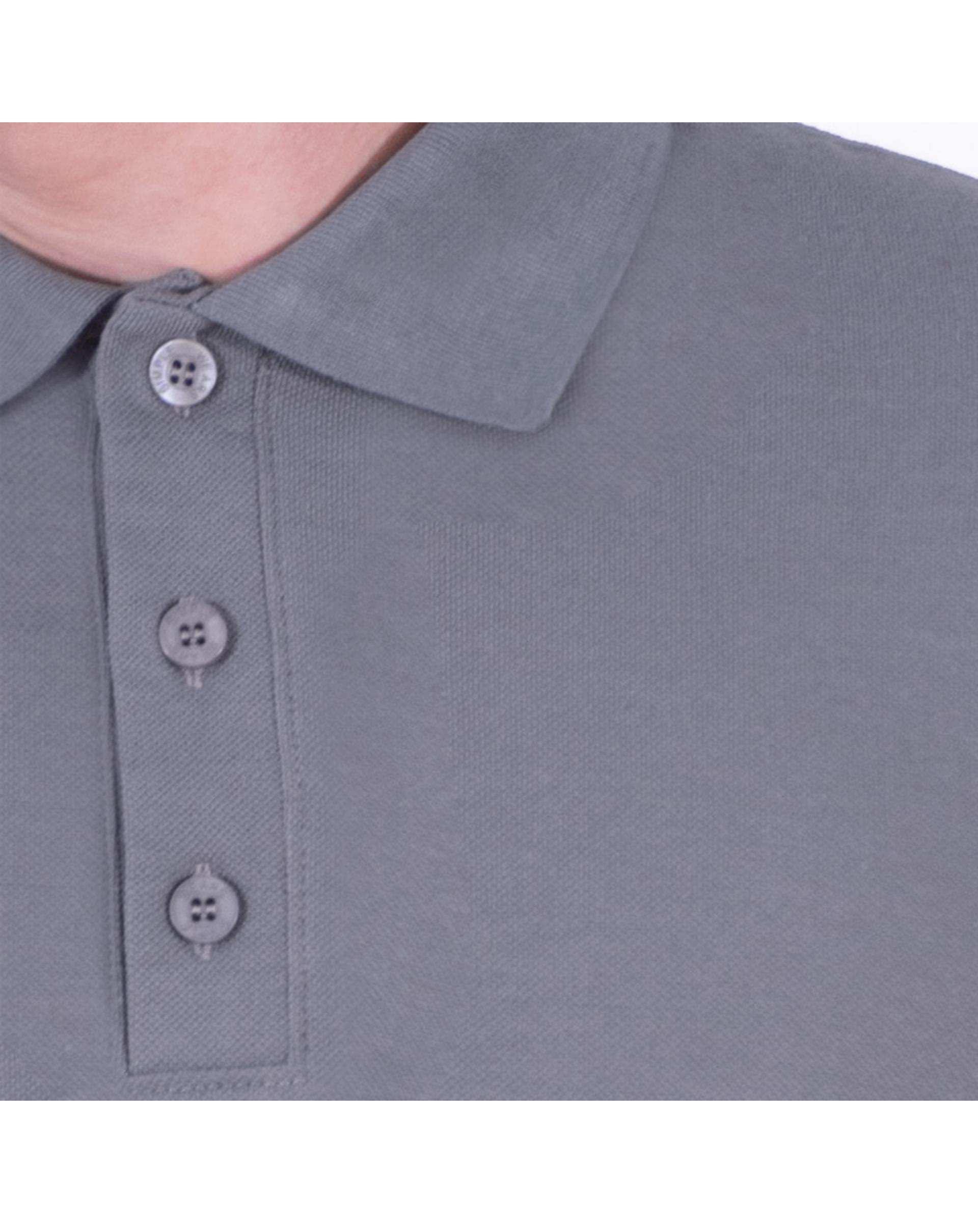 پولوشرت مردانه طوسی روشن سیمپل ورز Simple wears کد POS790