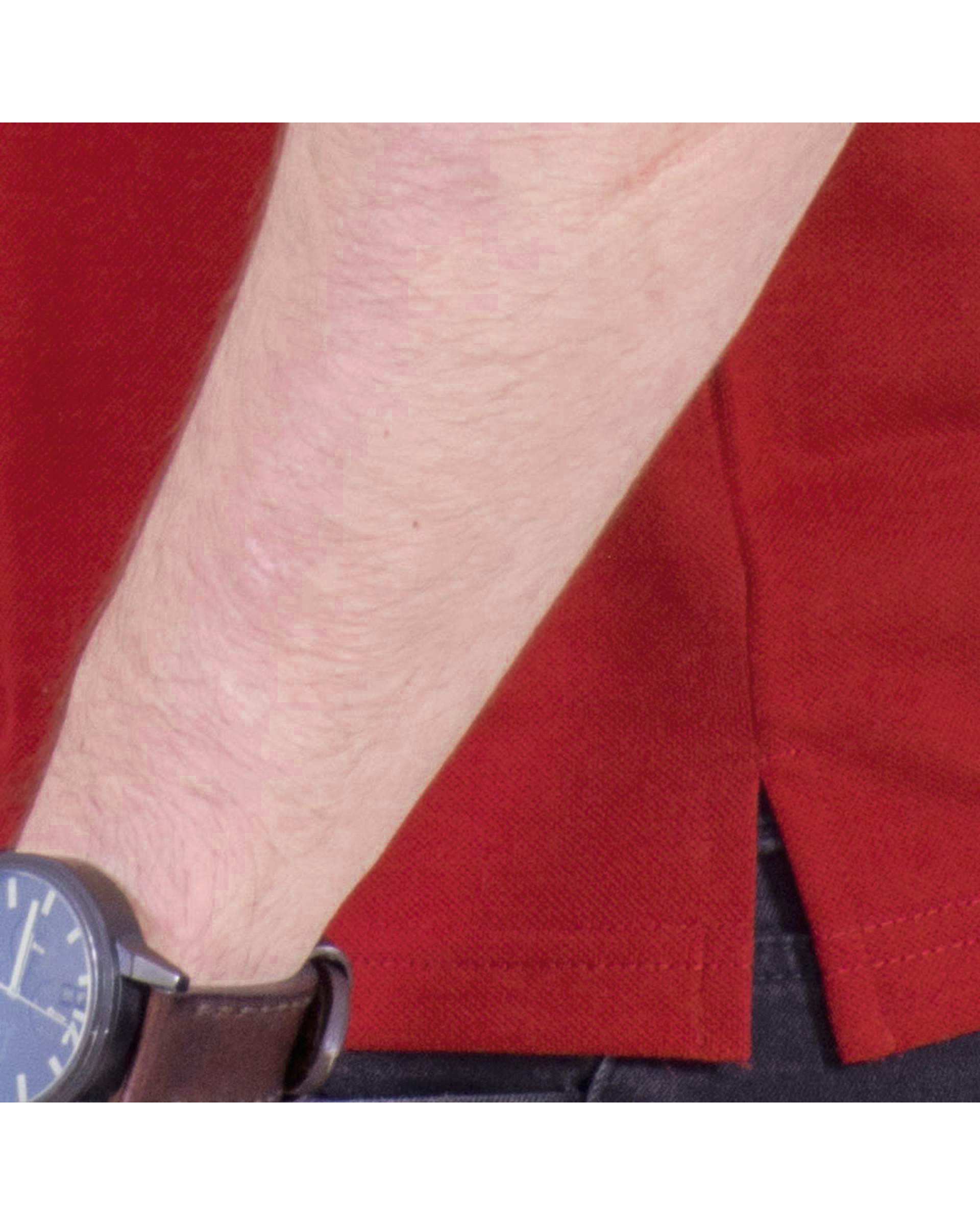 پولوشرت مردانه قرمز سیمپل ورز Simple wears کد POS790