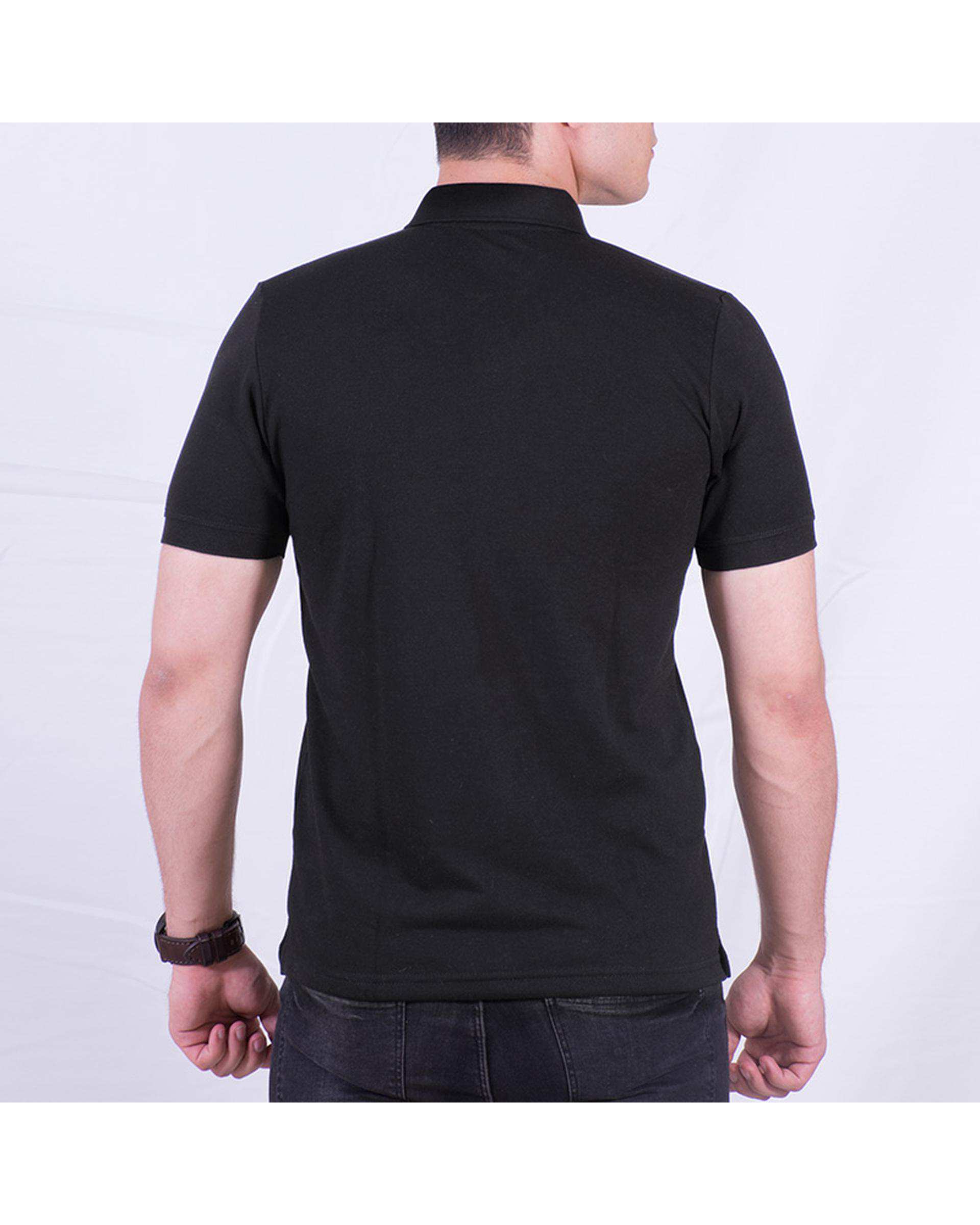 پولوشرت مردانه مشکی سیمپل ورز Simple wears کد POS790