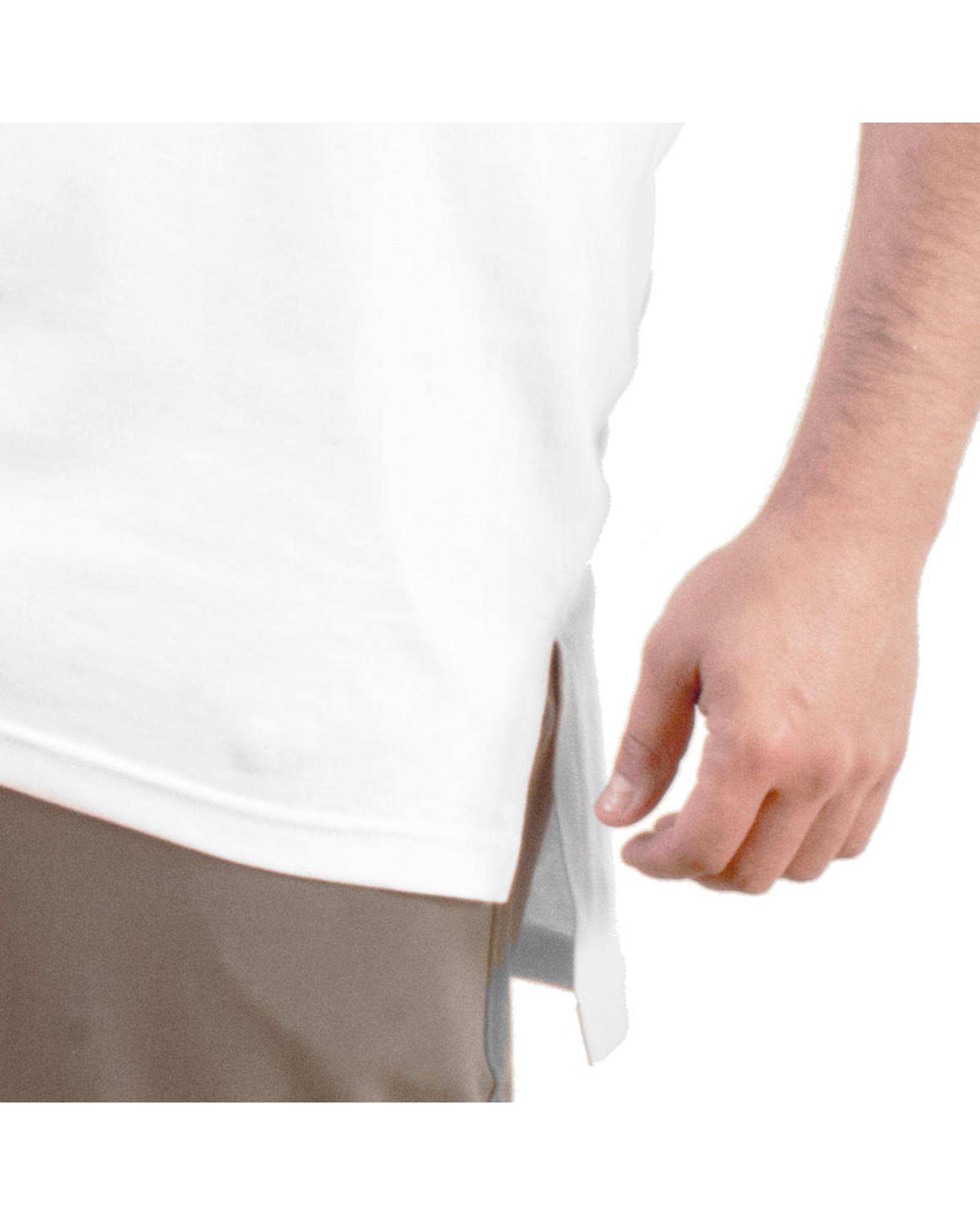 تی شرت مردانه لانگ سفید سیمپل ورز Simple wears کد TLL680