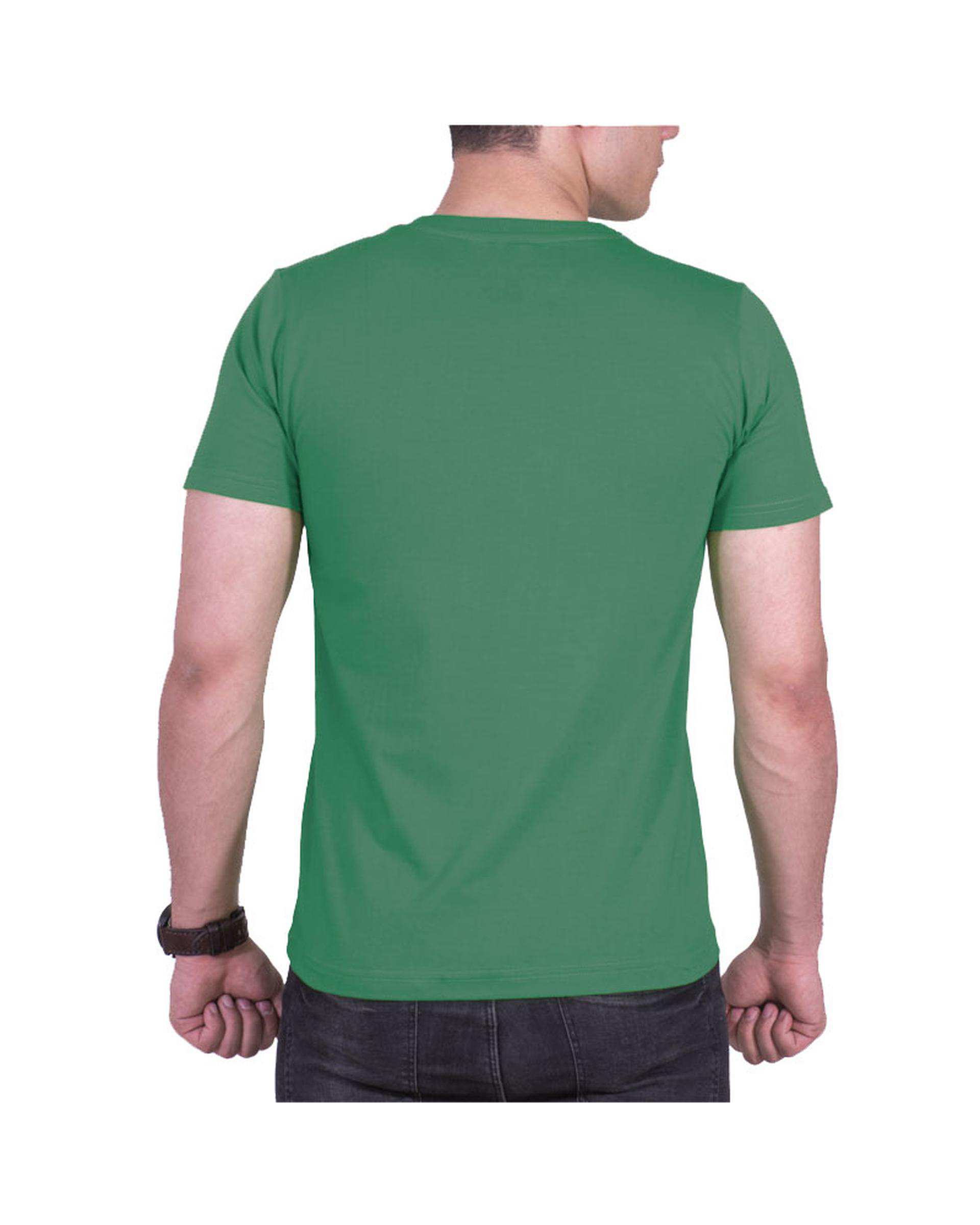 تی شرت مردانه سبز چمنی تیره سیمپل ورز Simple wears کد TSS590