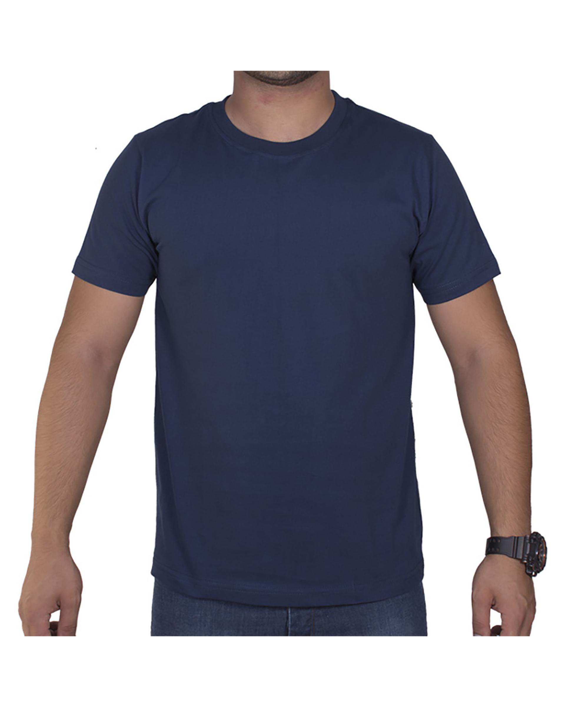 تی شرت مردانه سرمه ای سیمپل ورز Simple wears کد TSS590