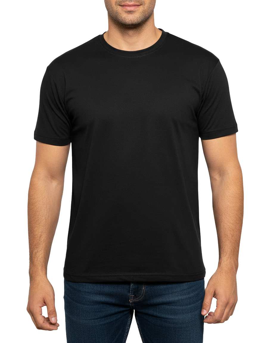 تی شرت ورزشی مردانه مشکی سیمپل ورز Simple wears کد TAS110