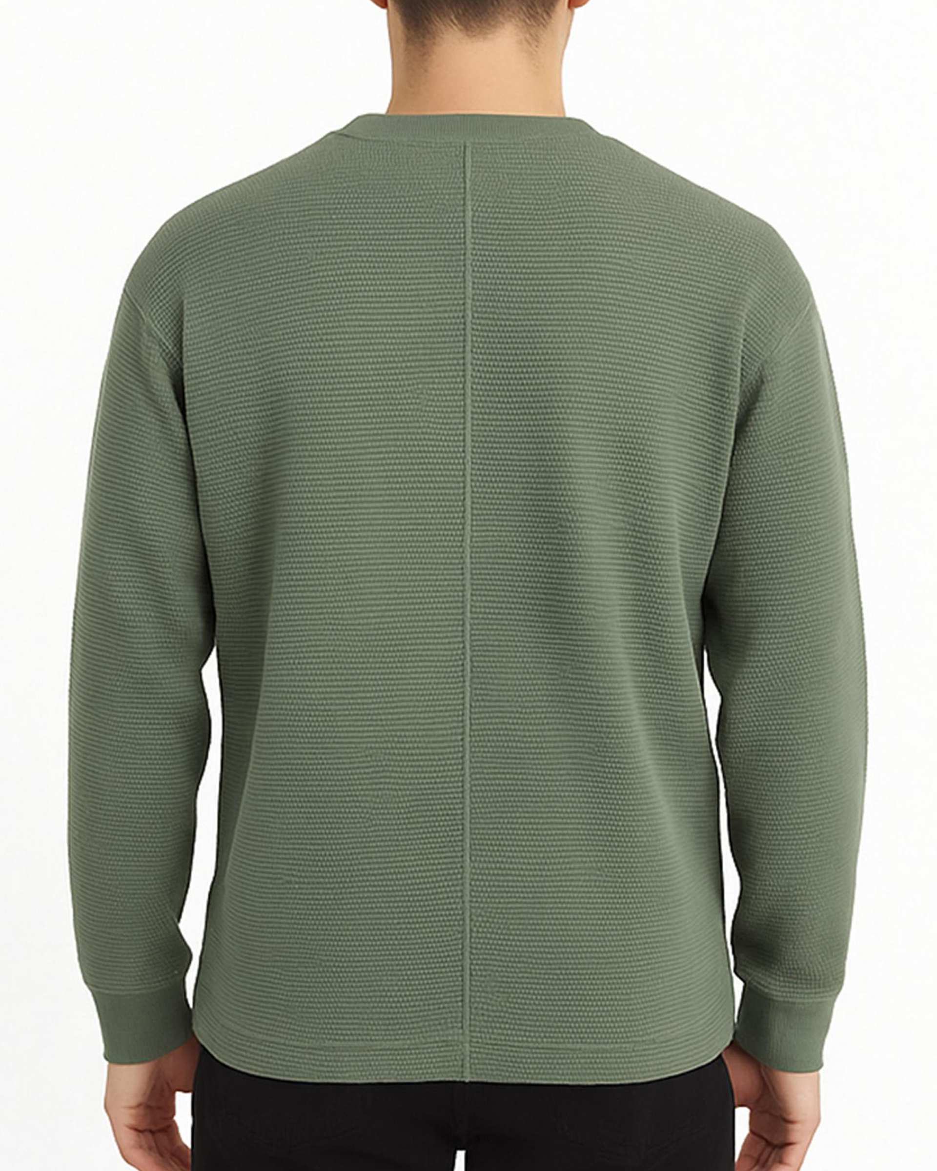 سویشرت مردانه بیسکویتی سبز فدیکو Fedyco کد 103270100