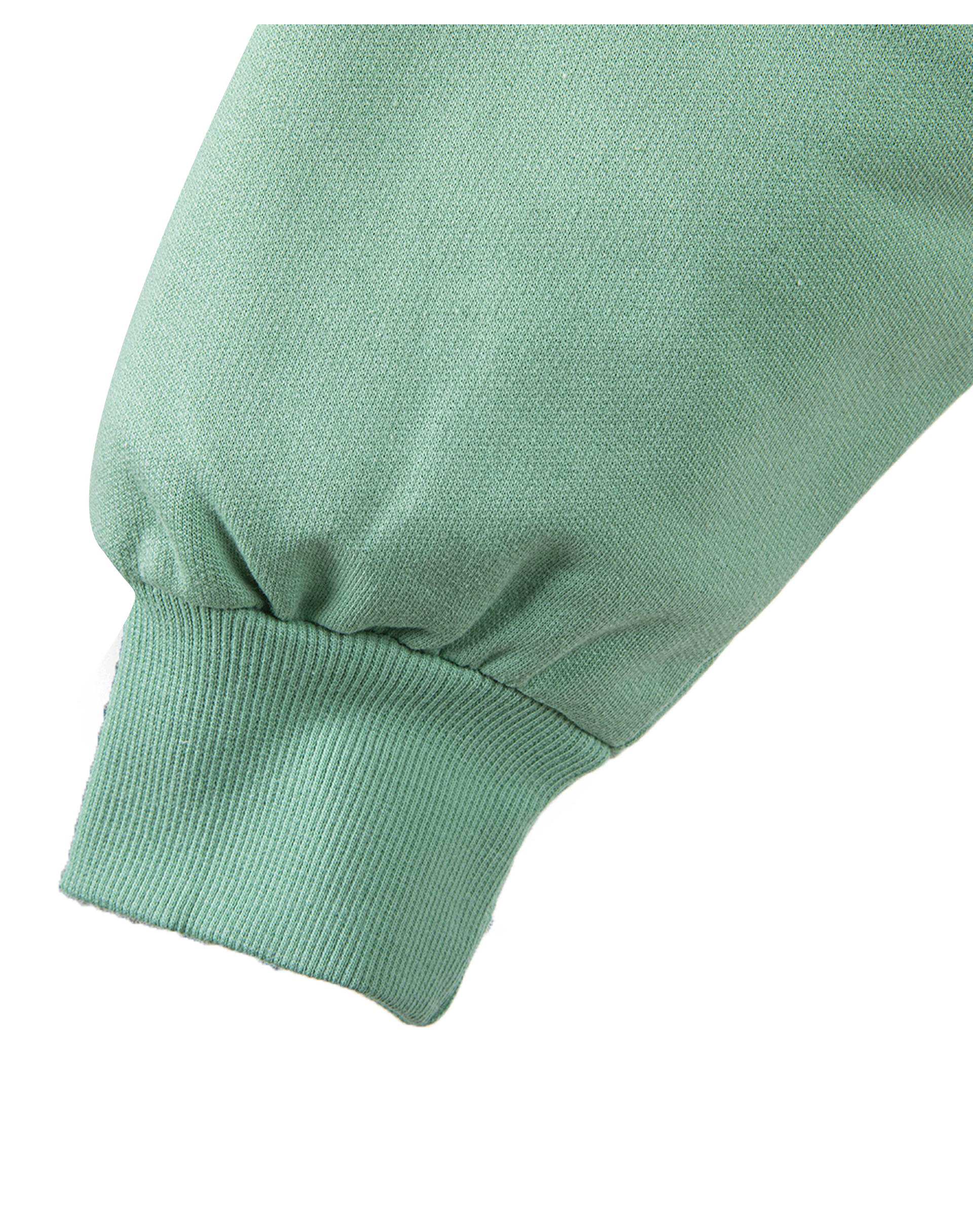 سویشرت کراپ زنانه سبز فدیکو Fedyco کد 10326099