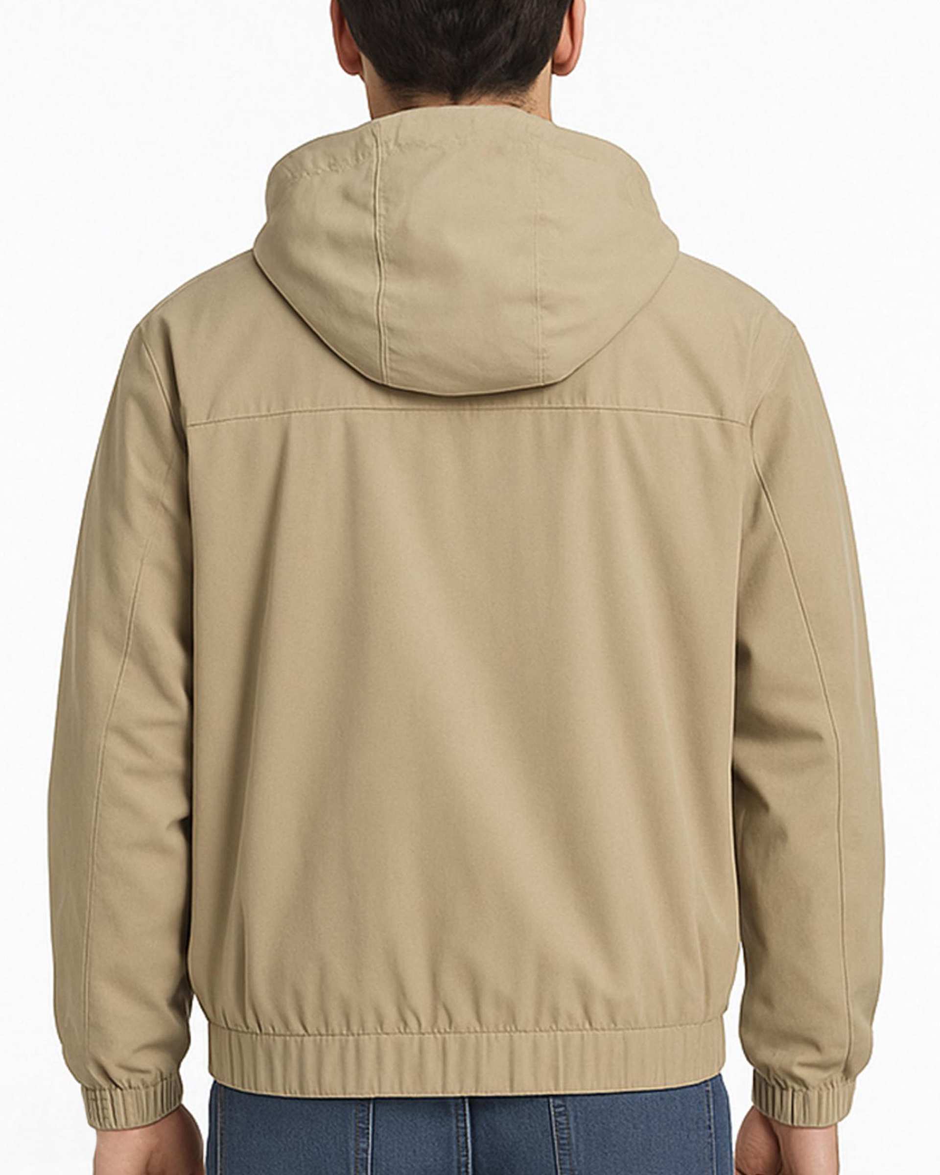 سویشرت مردانه زیپ دار کرم فدیکو Fedyco کد 10719050