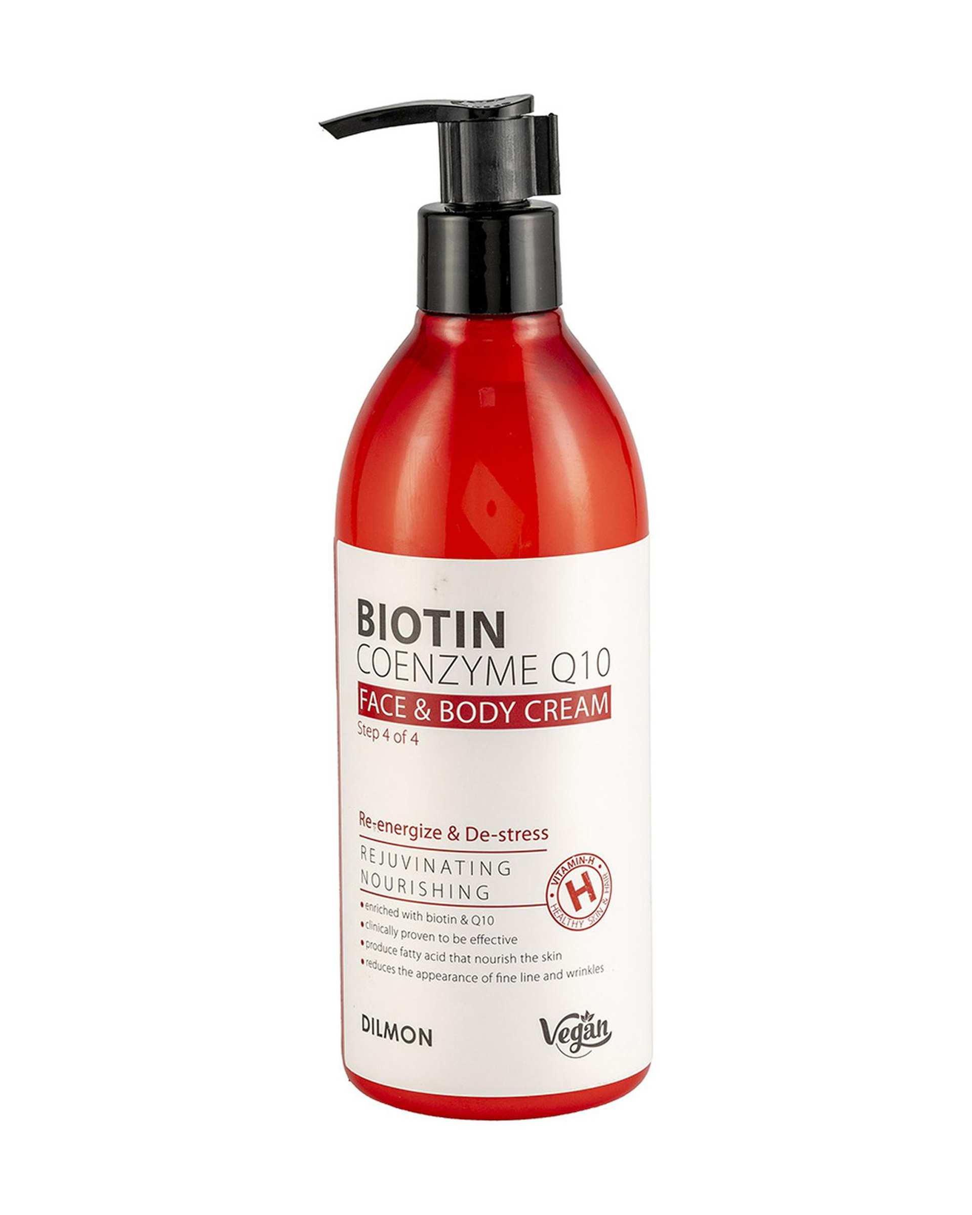 کرم مرطوب کننده دست و صورت دیلمون Dilmon حاوی بیوتین حجم 350ml