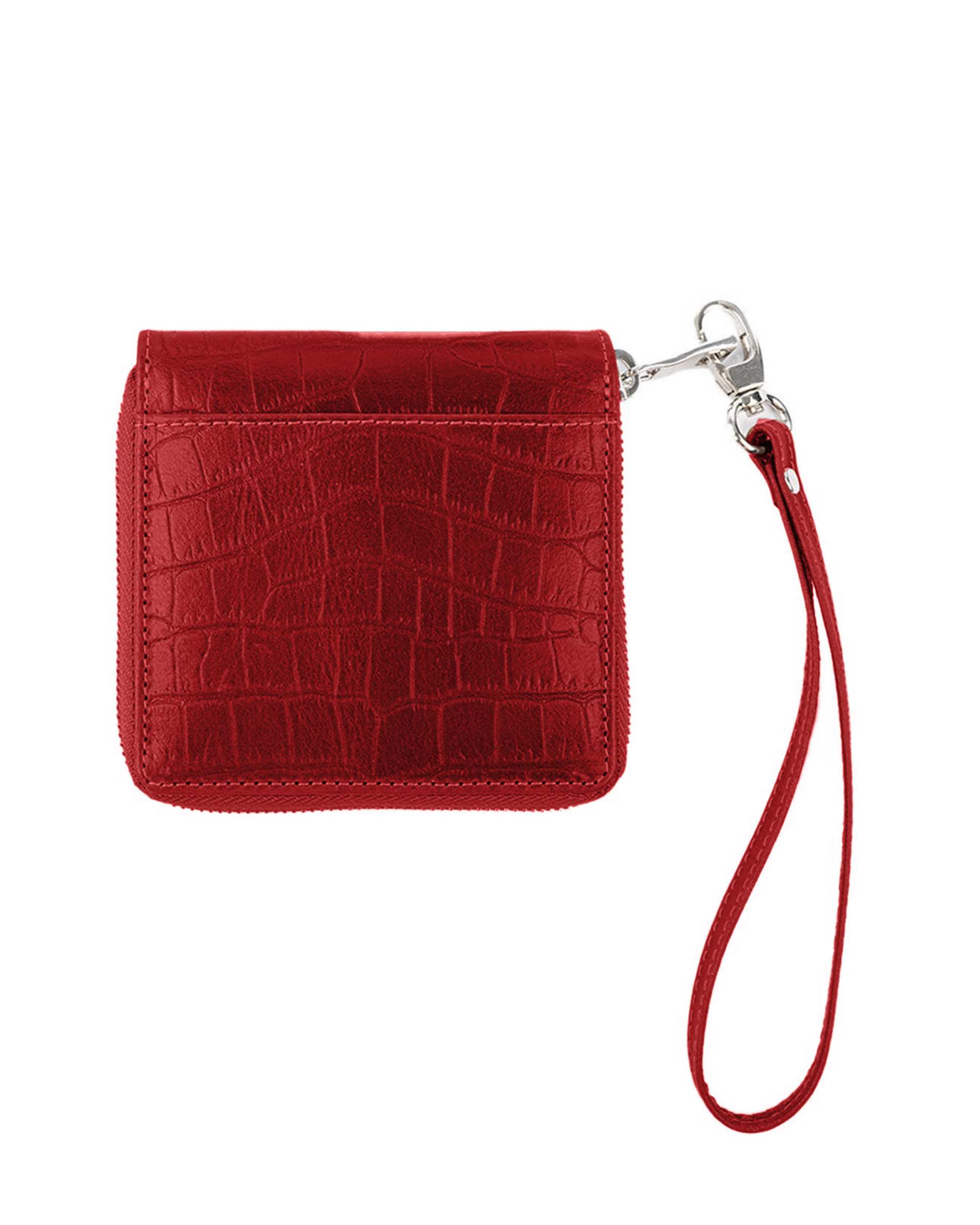 کیف پول چرم زنانه قرمز بیسراک Bisrak مدل NL-Ila-R72