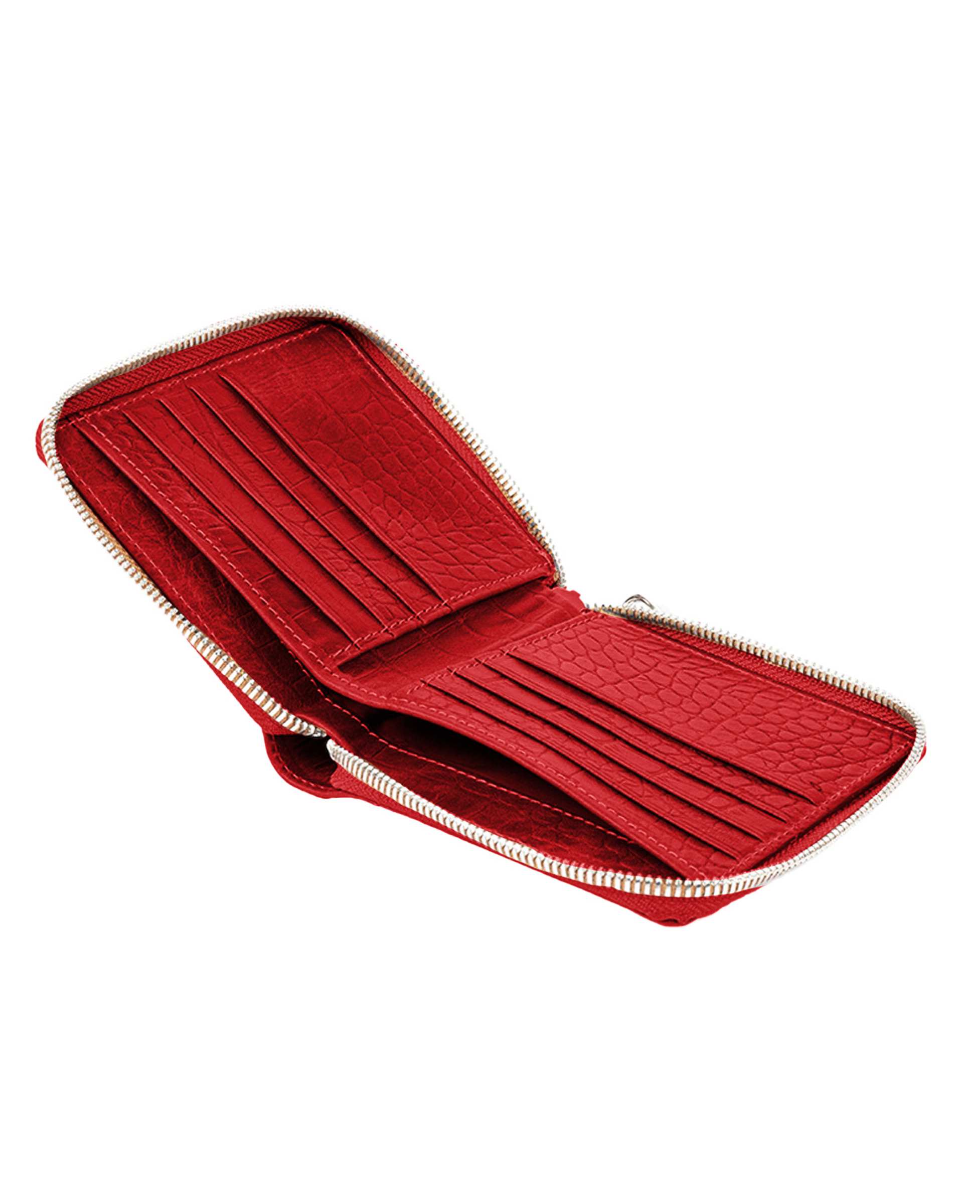 کیف پول چرم زنانه قرمز بیسراک Bisrak مدل NL-Ila-R72