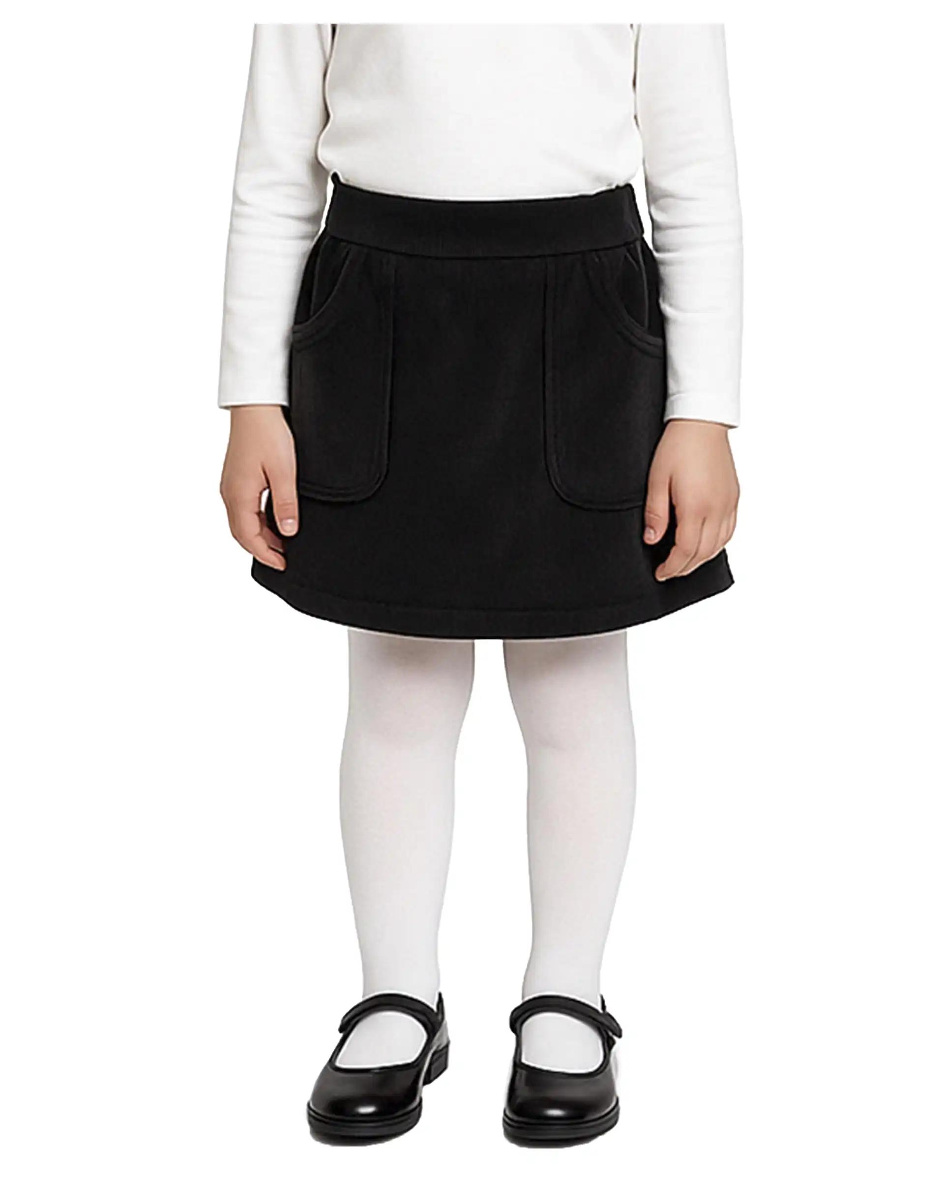 دامن دخترانه جیب دار مشکی ملورینا Melorina کد 9171