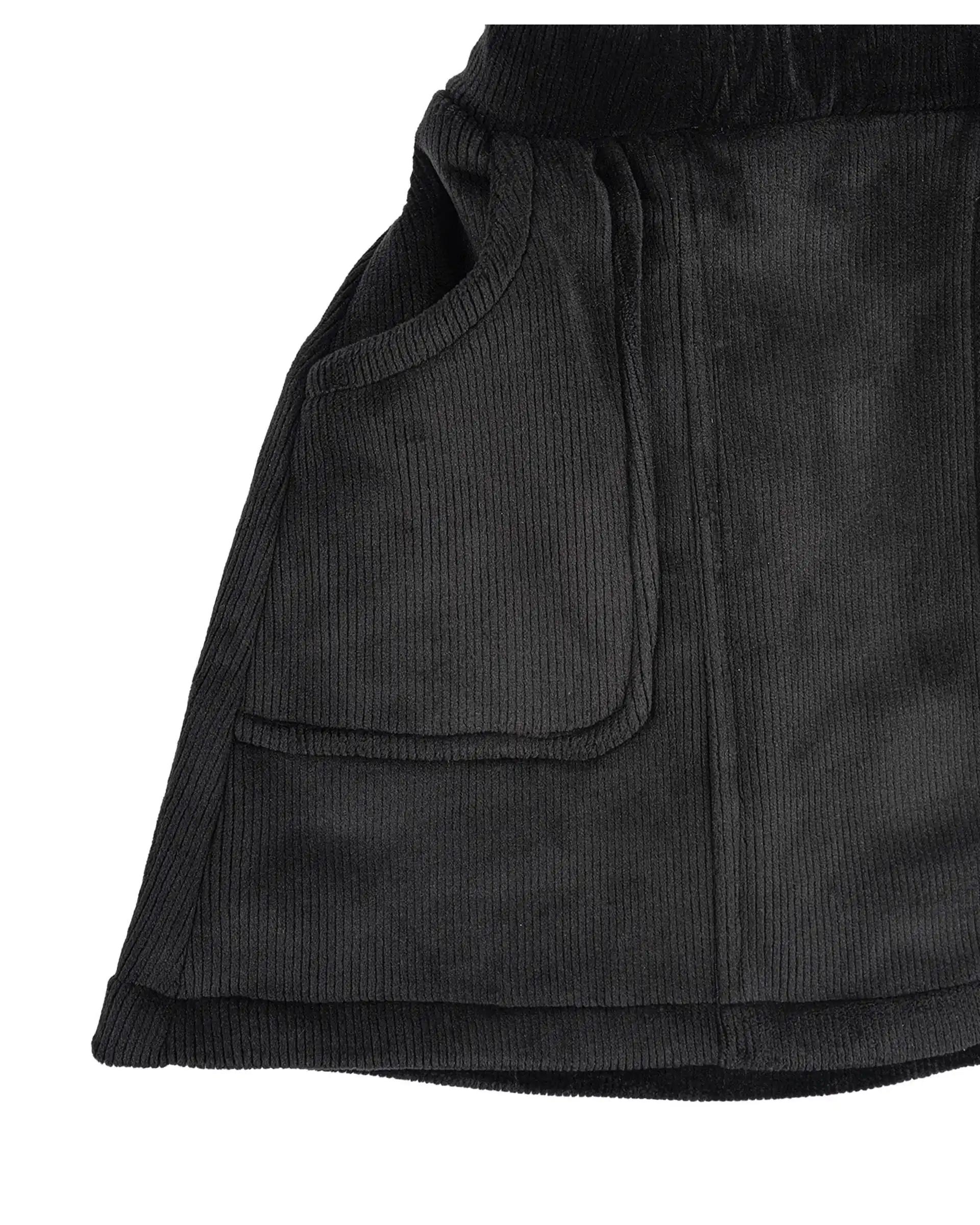 دامن دخترانه جیب دار مشکی ملورینا Melorina کد 9171