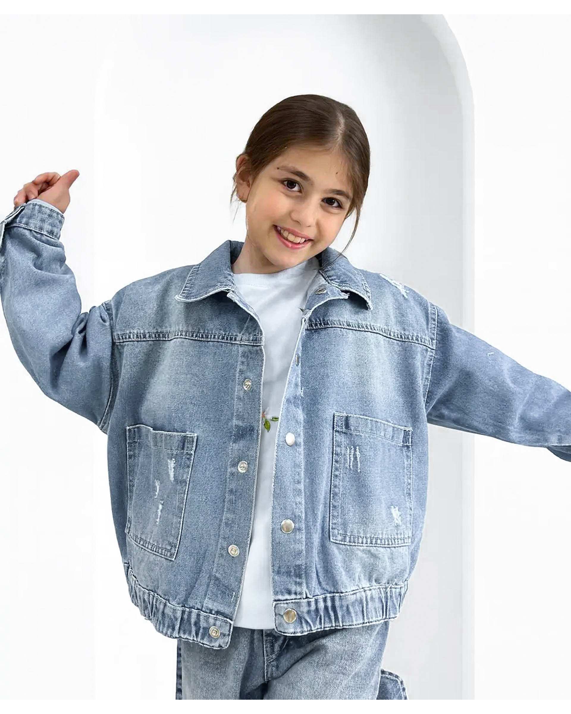 کت جین بچگانه اسپرت آبی ملورینا Melorina کد 42301