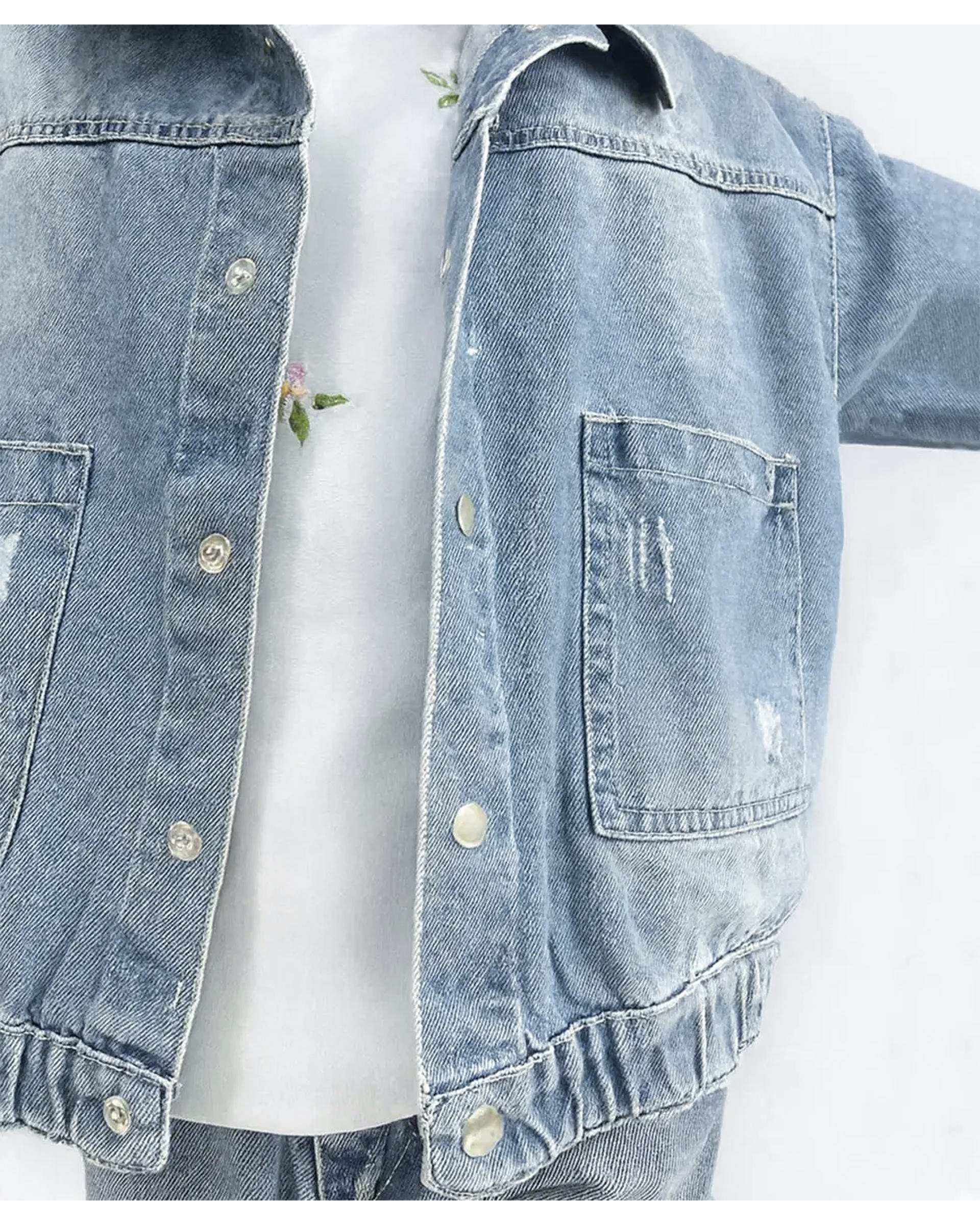 کت جین بچگانه اسپرت آبی ملورینا Melorina کد 42301