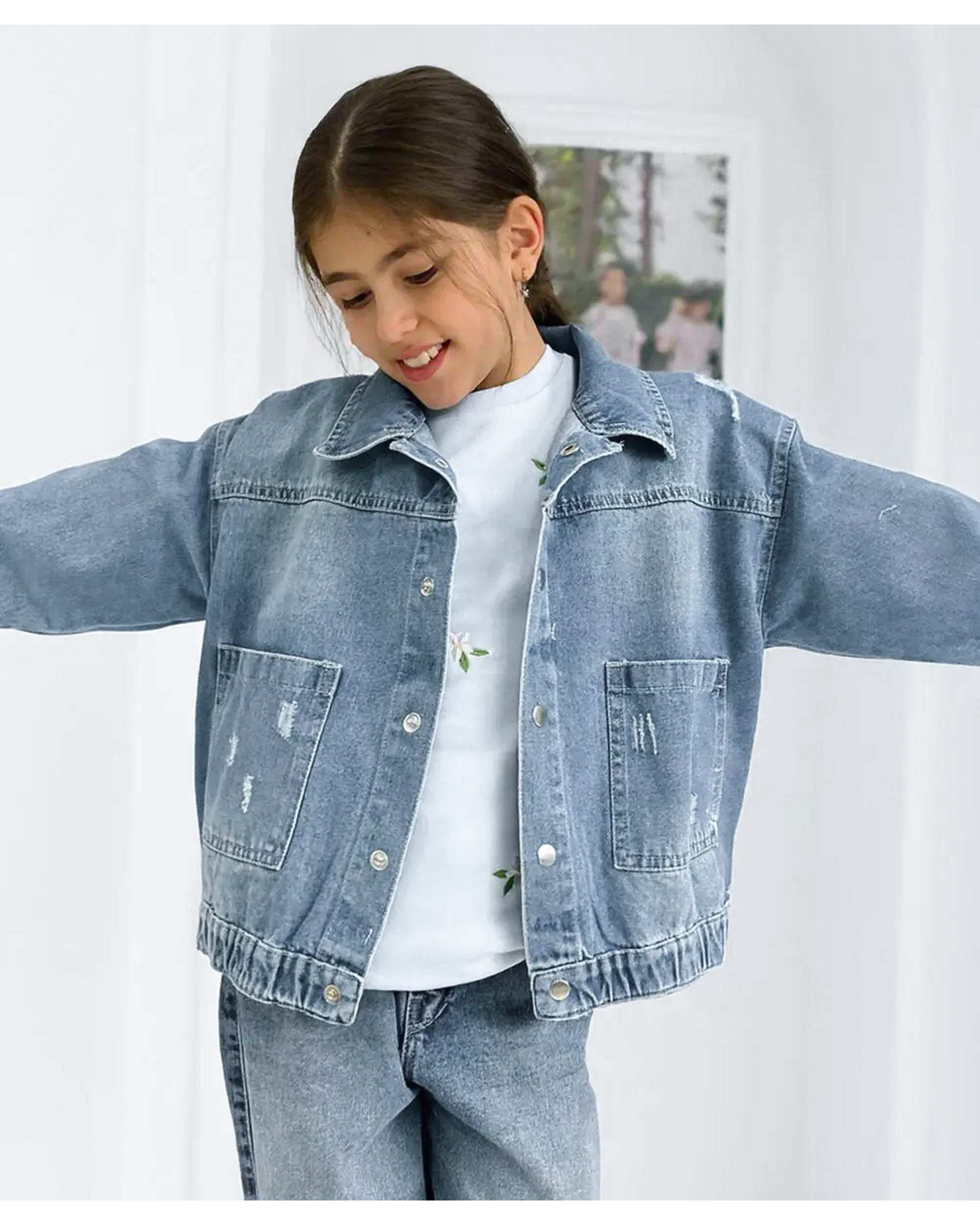 کت جین بچگانه اسپرت آبی ملورینا Melorina کد 42301