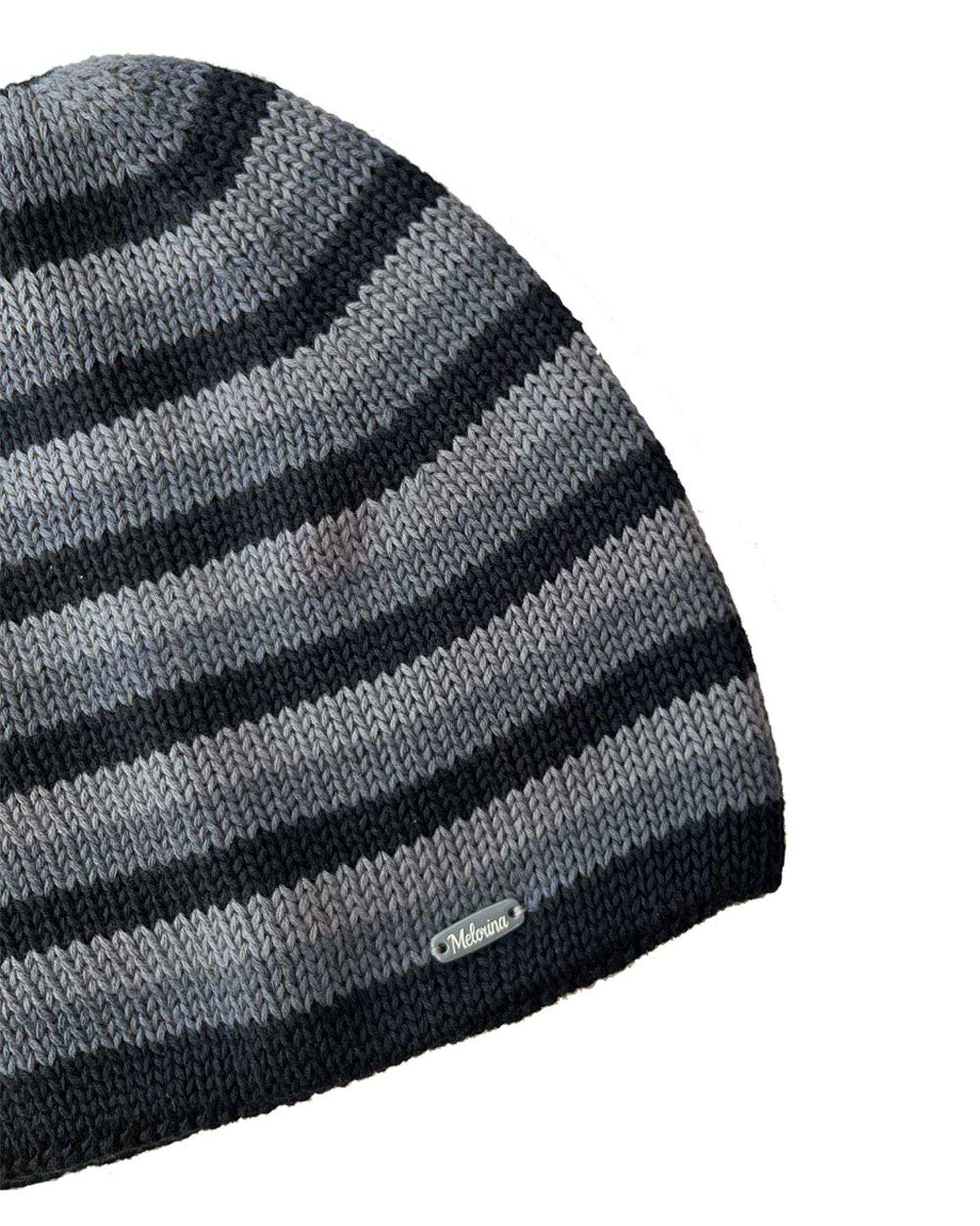 کلاه بچگانه دورو رینگر طوسی مشکی ملورینا Melorina کد 09308