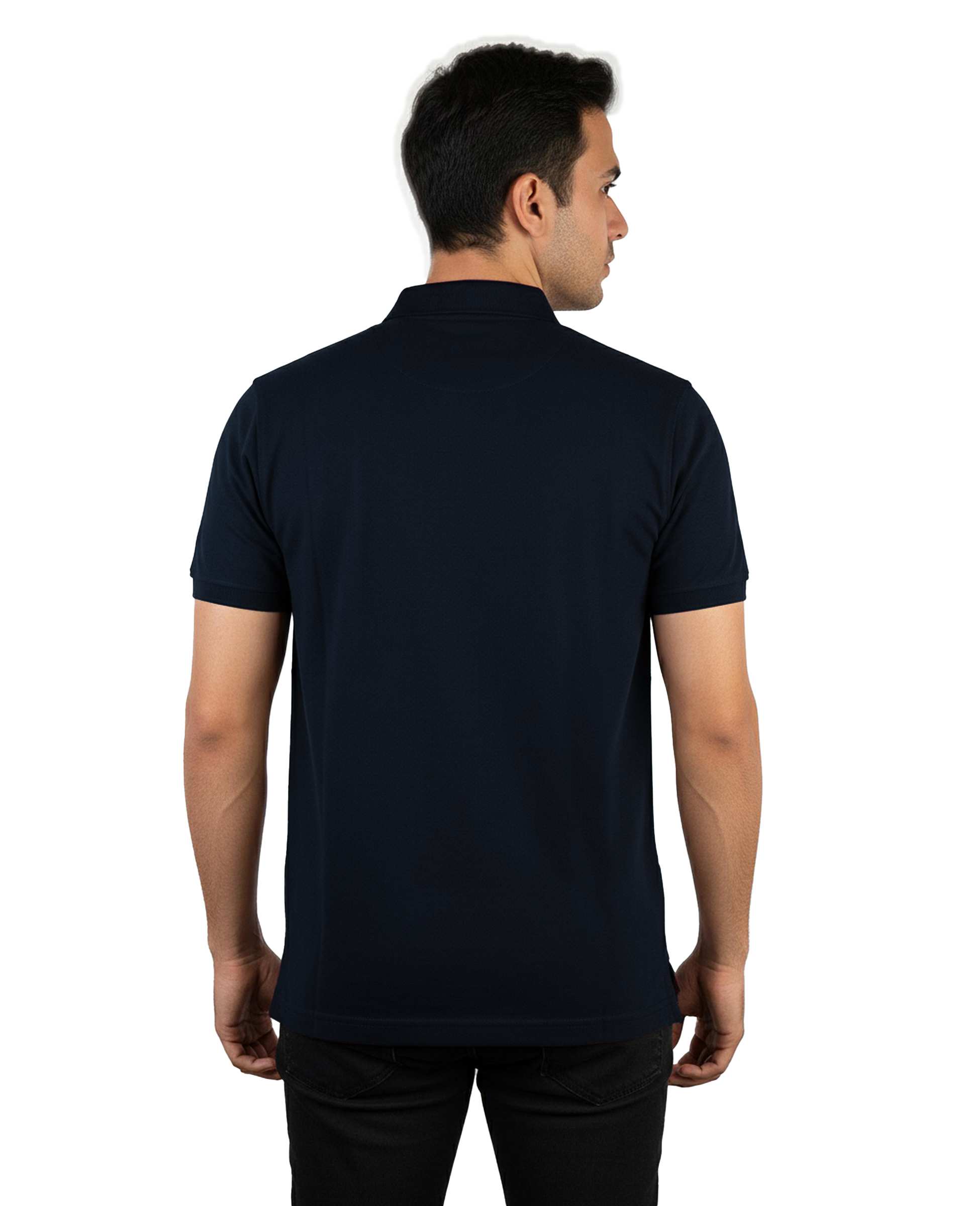 پولوشرت مردانه سرمه ای مل اند موژ Mel & Moj کد M09001