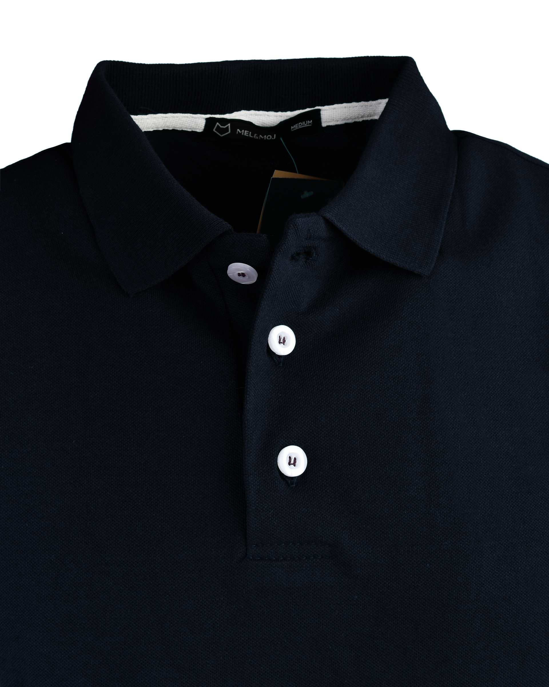 پولوشرت مردانه سرمه ای مل اند موژ Mel & Moj کد M09001