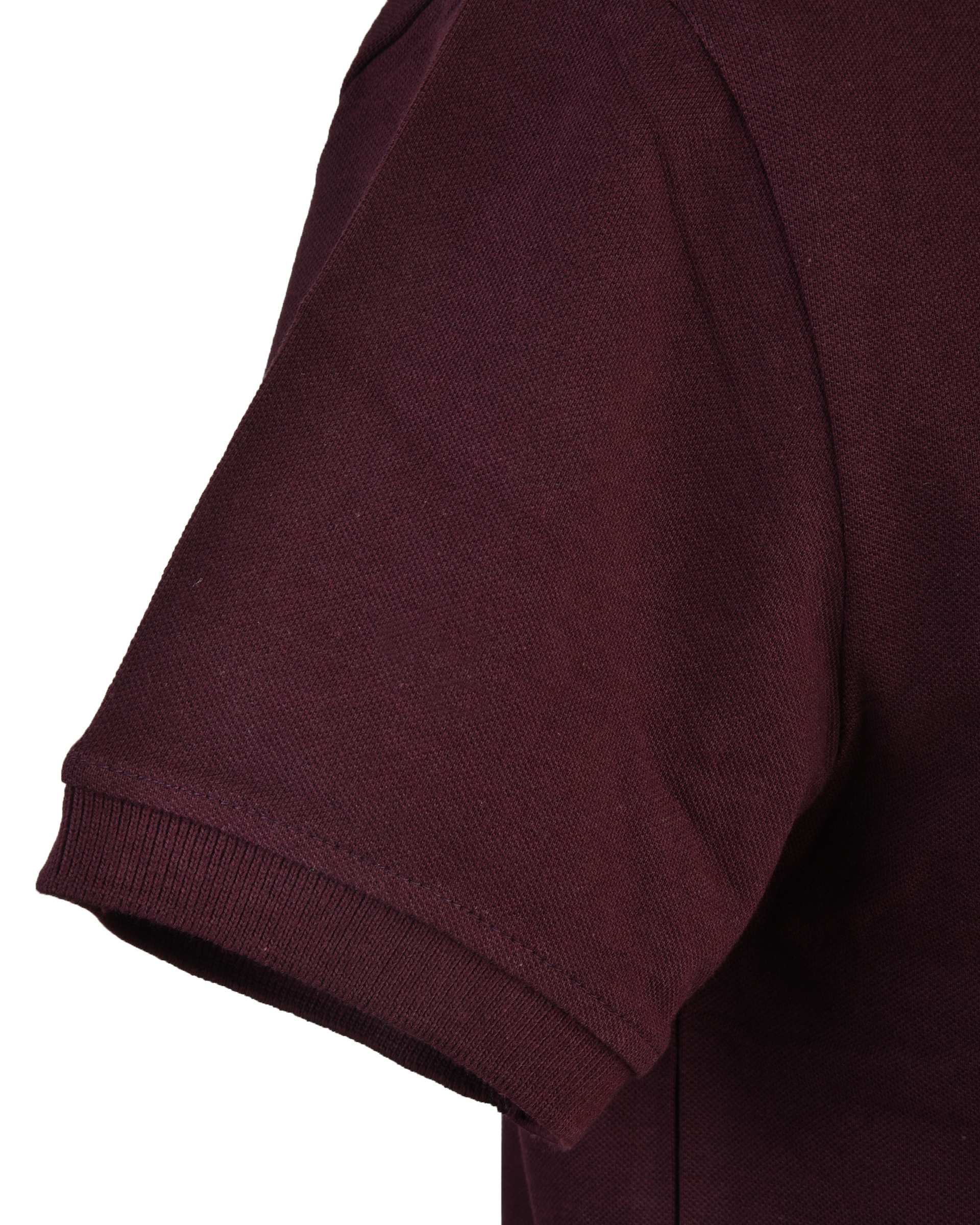 پولوشرت مردانه بادمجانی مل اند موژ Mel & Moj کد M09001