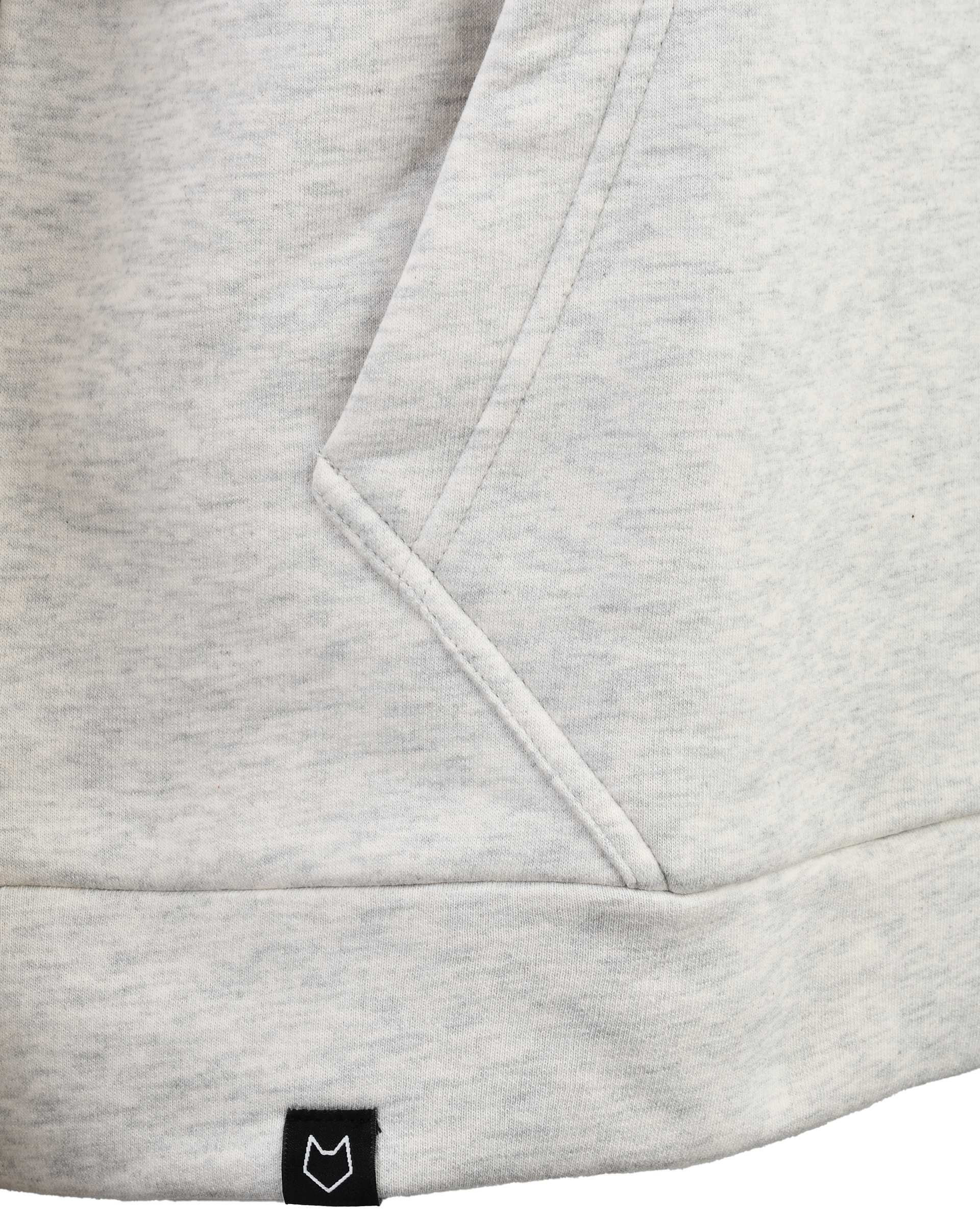 هودی مردانه طوسی روشن مل اند موژ Mel & Moj کد M09017