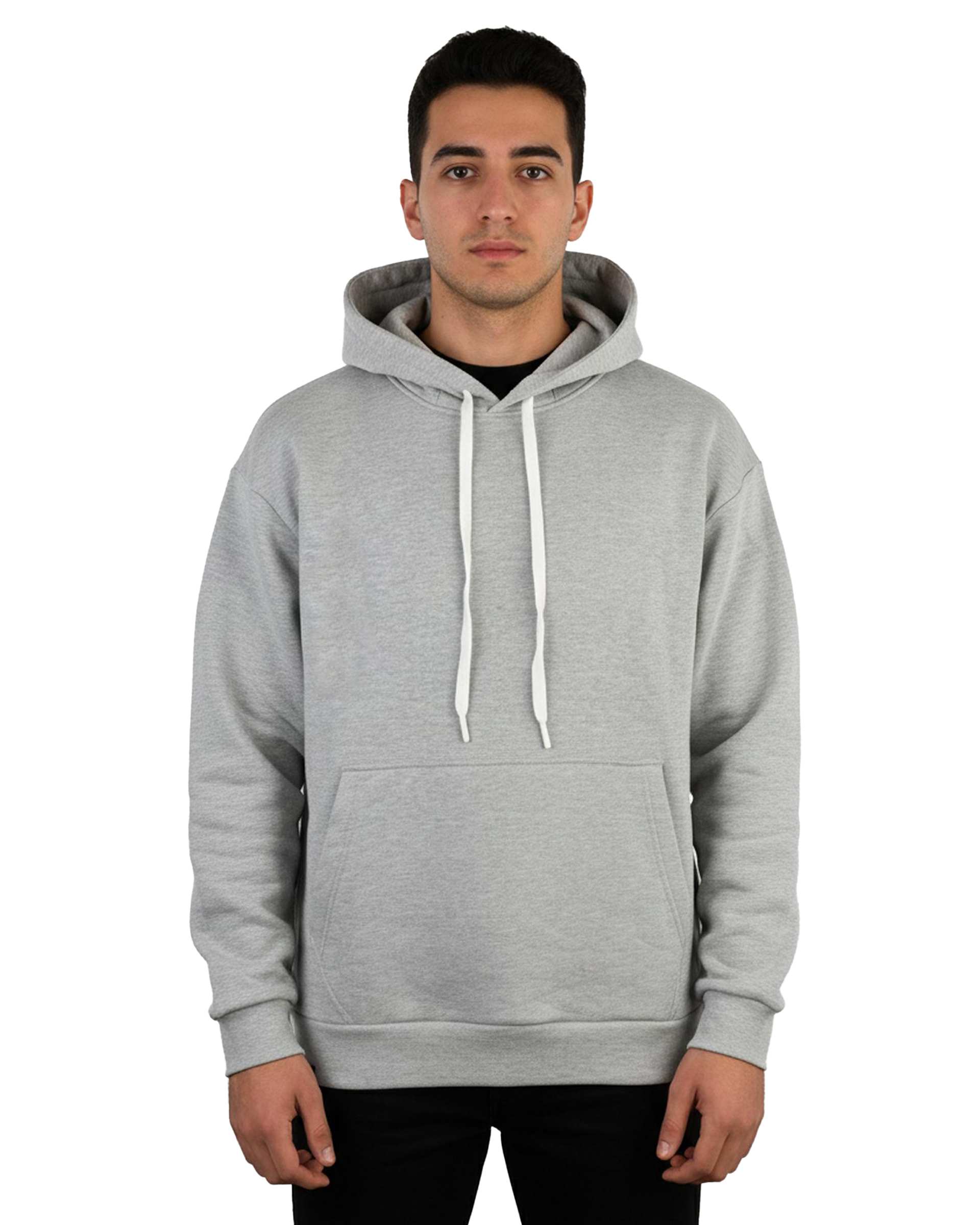 هودی مردانه طوسی تیره مل اند موژ Mel & Moj کد M09017