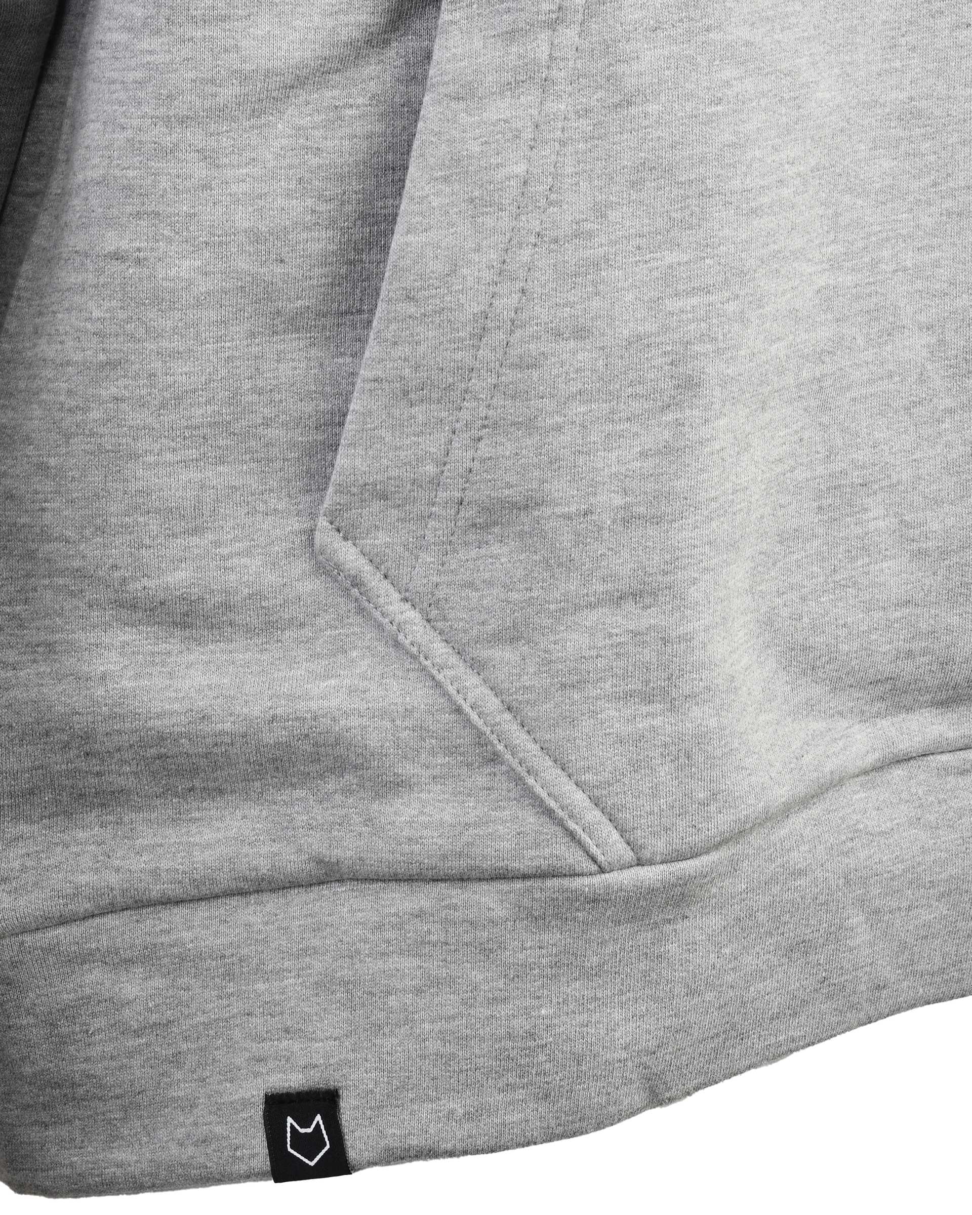 هودی مردانه طوسی تیره مل اند موژ Mel & Moj کد M09017