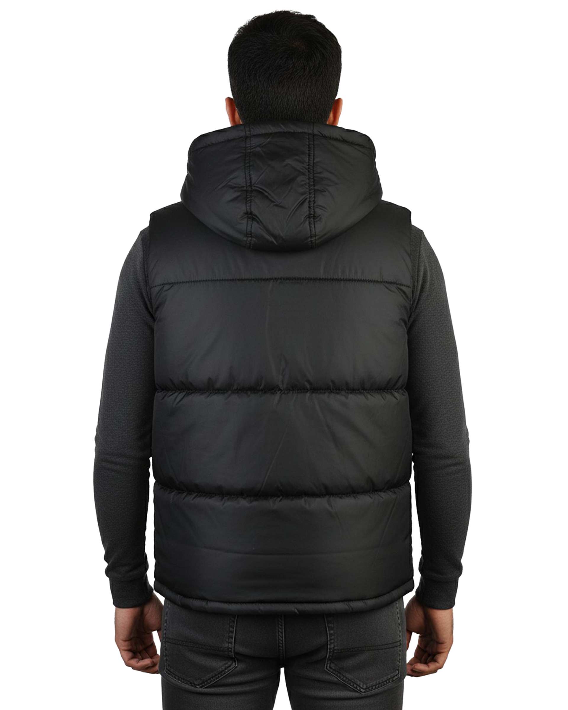 پافر مردانه مشکی مل اند موژ Mel & Moj کد M09025