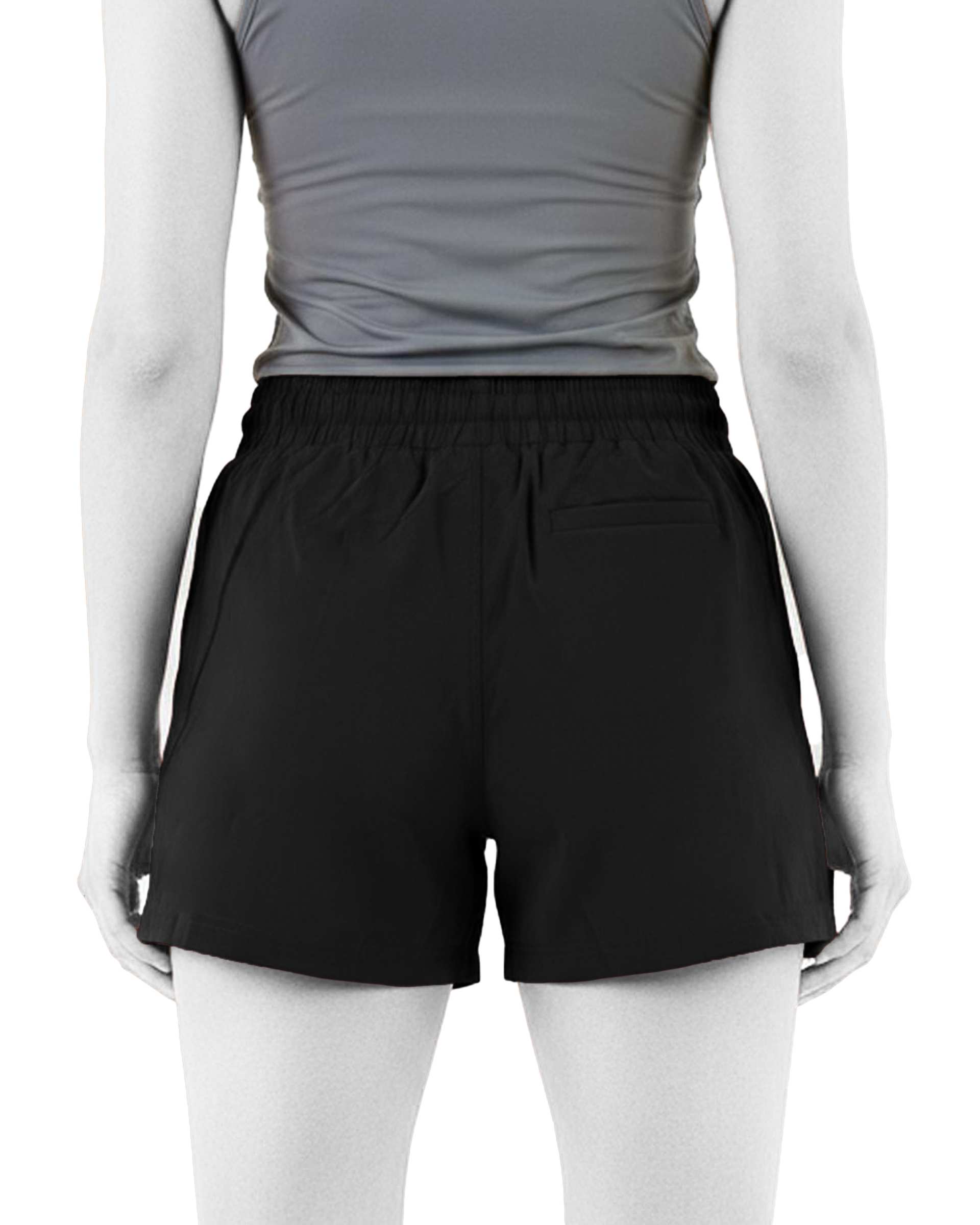 شلوارک ورزشی زنانه مشکی مل اند موژ Mel & Moj کد W09031